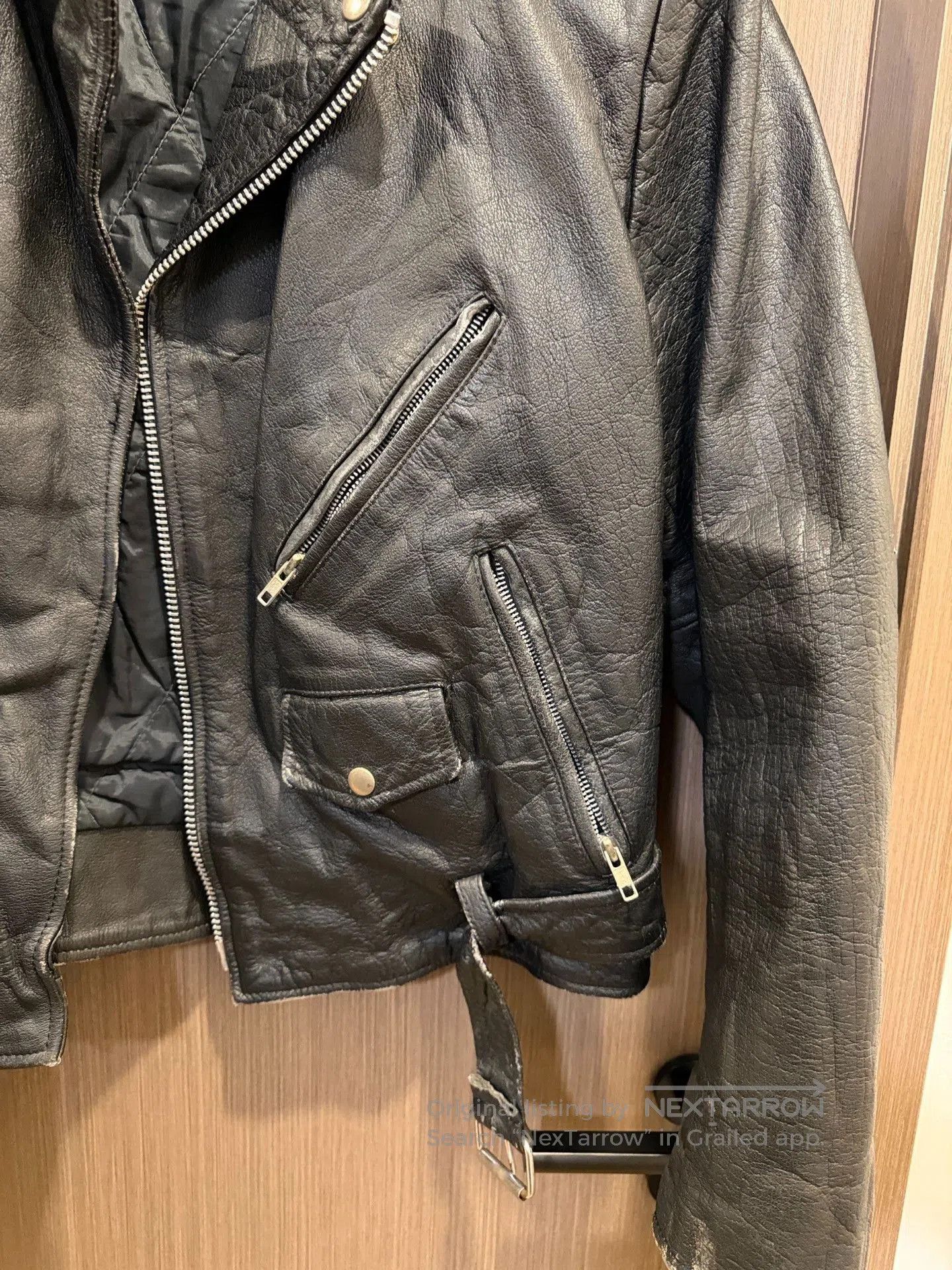 Schott Wilsons Vintage Schott 618 Leather Jacket. Size US XL / EU 56 / 4 - 4 Thumbnail