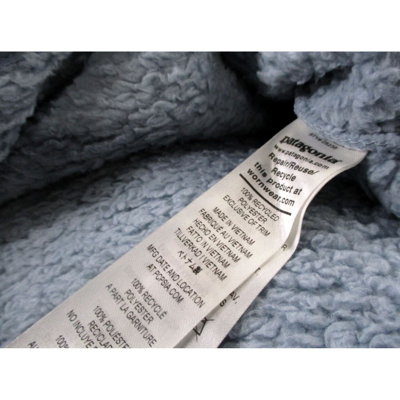 Patagonia Patagonia Jacket Womens M Blue Fuzzy Fleece Los Gatos Outdoors Hiking Size M / US 6-8 / IT 42-44 - 7 Thumbnail