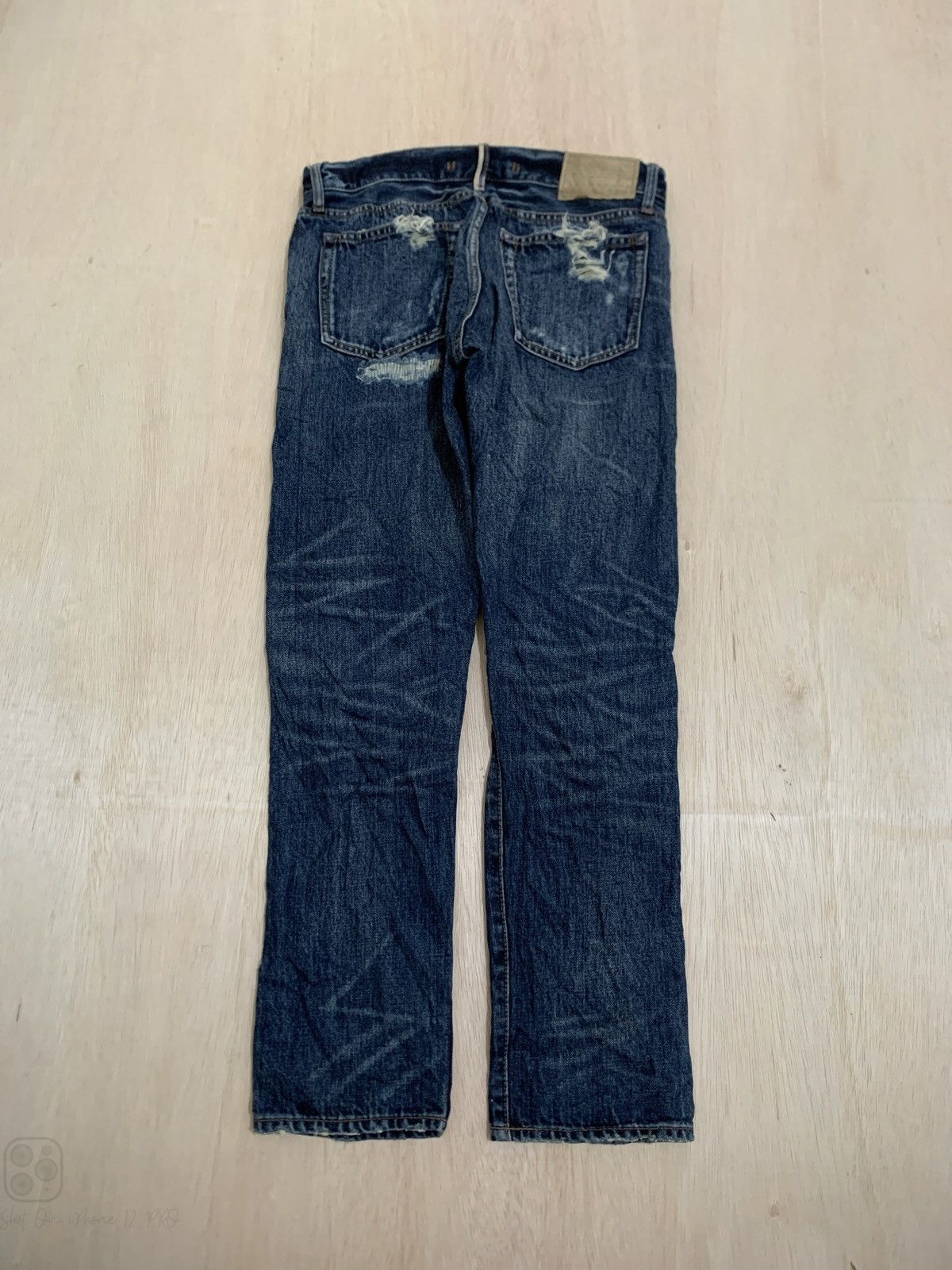 If Six Was Nine × Japanese Brand Distressed Denim Goa Genuine Vintage Denim Jeans Size US 30 / EU 46 - 5 Thumbnail