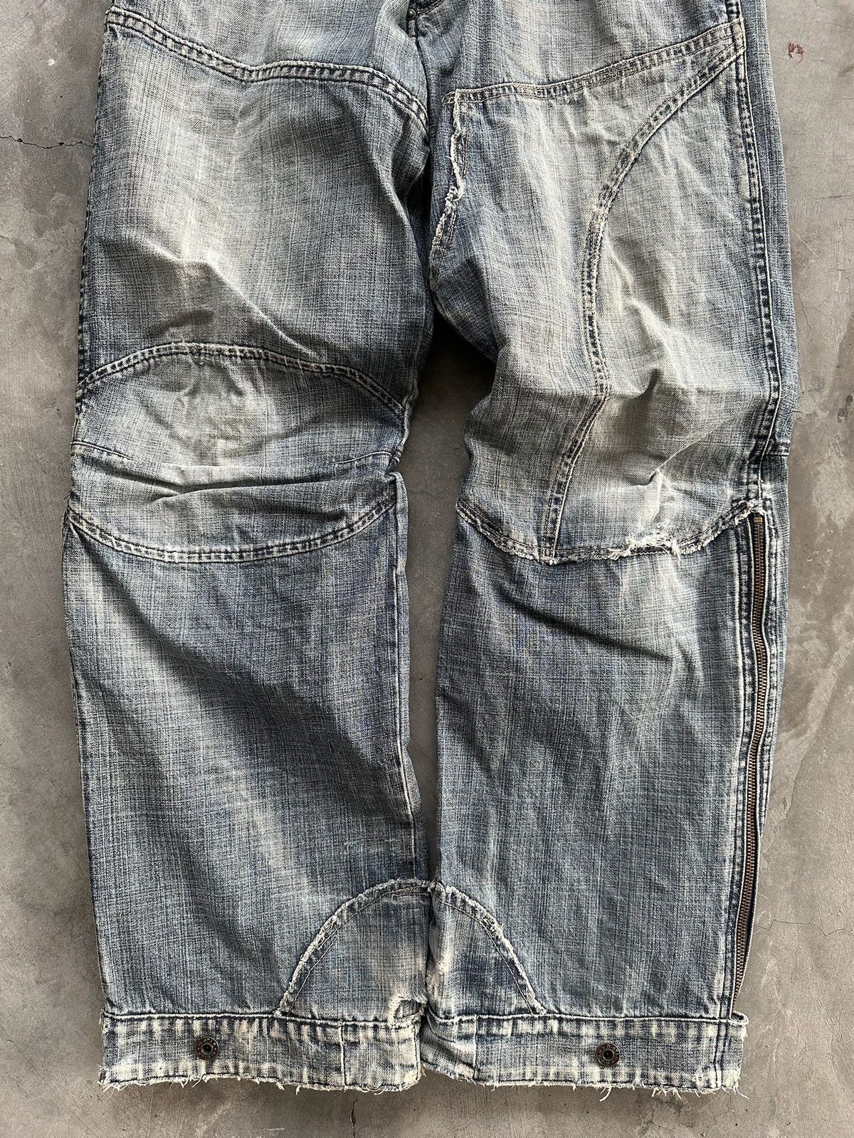 G-Star × Japanese Brand Vintage Tactical G-star Raw Denim Balenciaga Style Bondage Size US 32 / EU 48 - 3 Thumbnail