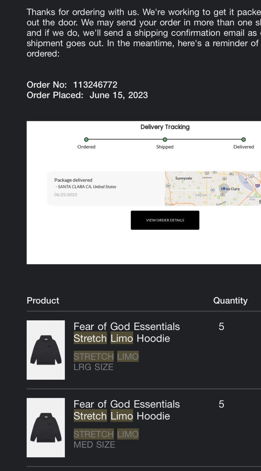 Essentials FOG - Essentials Fear Of God Stretch Limo Hoodie Sz (L) Size US L / EU 52-54 / 3 - 10 Thumbnail