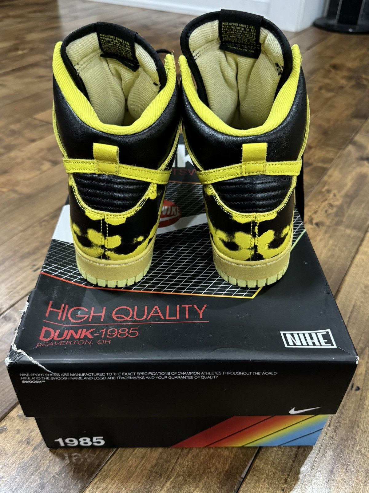 Nike Nike Dunk High 1985 SP Yellow Strike Size US 9.5 / EU 42-43 - 11 Thumbnail