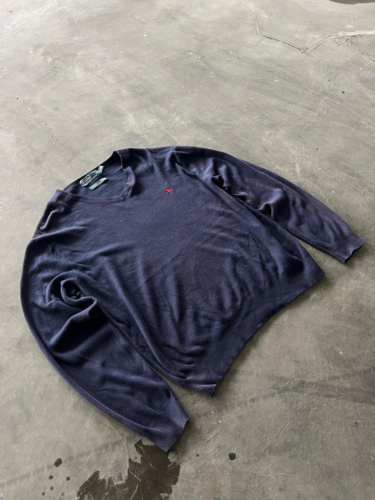 Polo Ralph Lauren × Vintage Vintage Polo Ralph Lauren Vneck Crewneck Size US XL / EU 56 / 4 - 3 Thumbnail