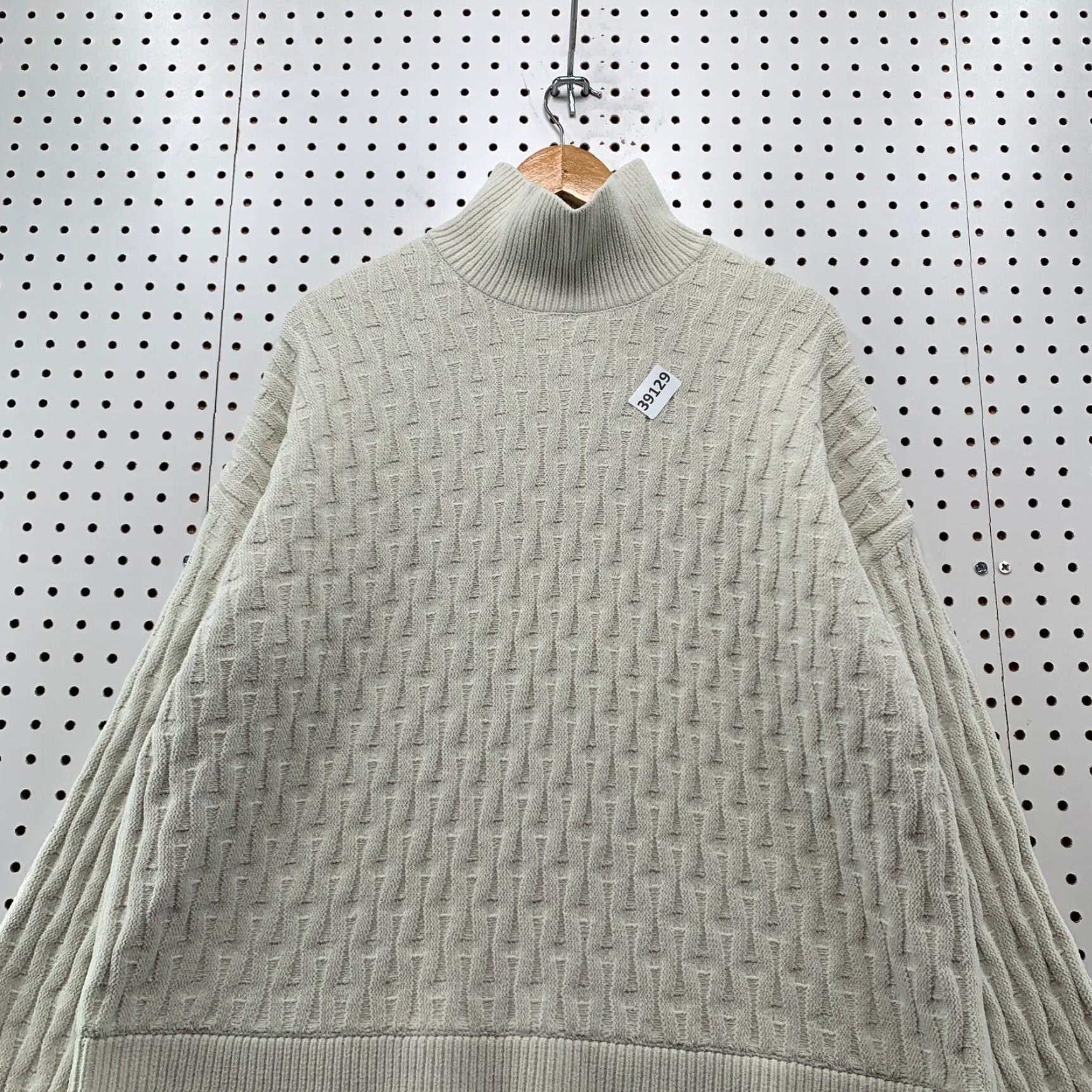 Lululemon VINTAGE Lululemon Knit Sweater Shirt Womens XS Relaxed Oversized Ivory Mockneck 25x28 90s Women’s Pullover Size XS / US 0-2 / IT 36-38 - 5 Thumbnail