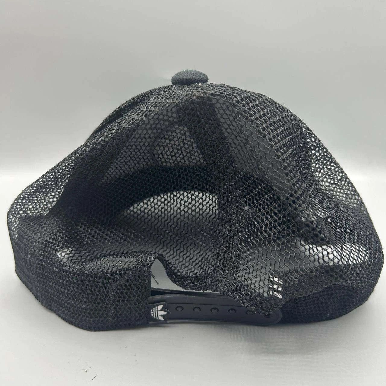 Adidas Adidas Logo Trucker Hat Men Black Snap Back Cap Size ONE SIZE - 7 Thumbnail