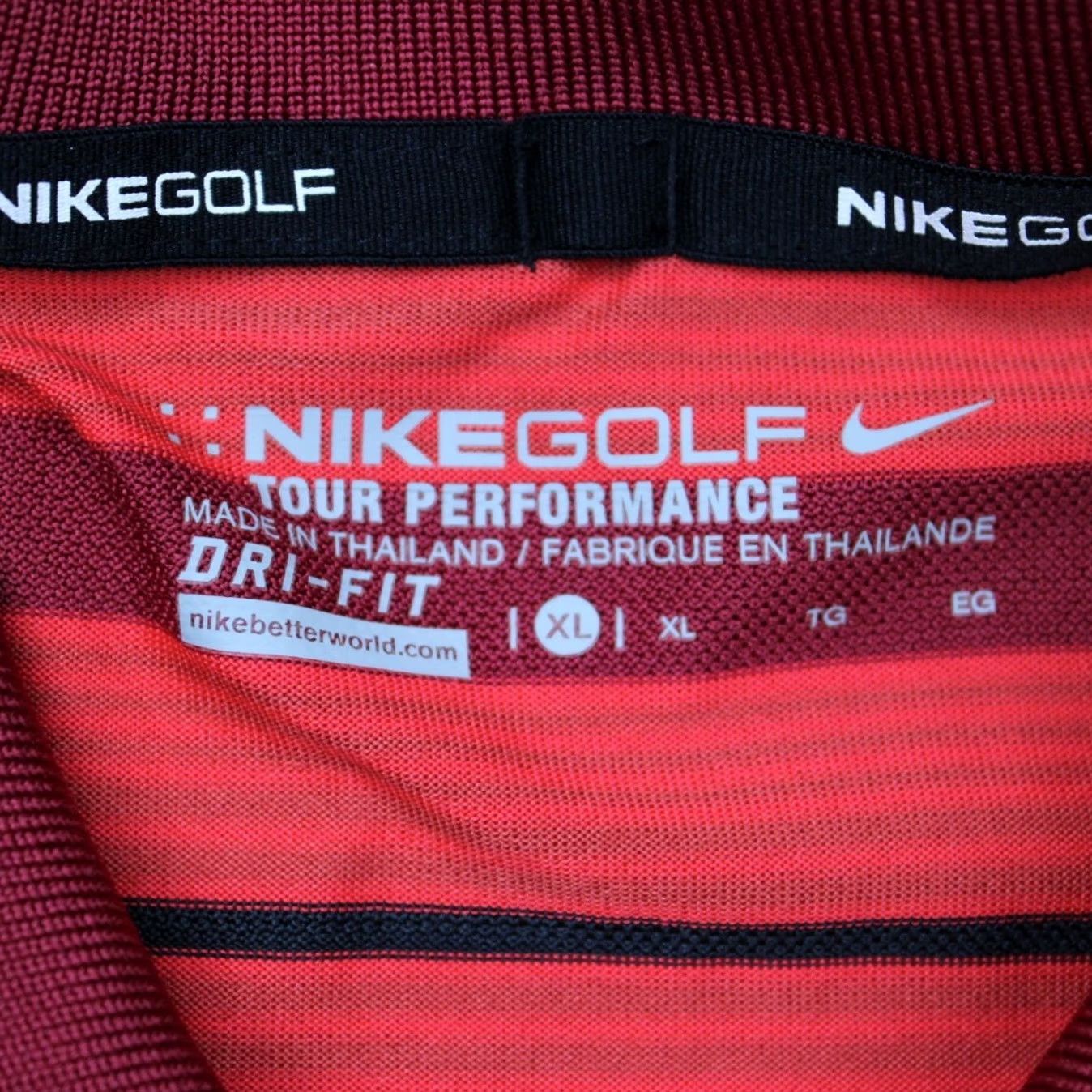 Nike Nike Golf Polo Shirt Mens XL Red Dri-Fit Short Sleeve Pullover Size US XL / EU 56 / 4 - 5 Thumbnail