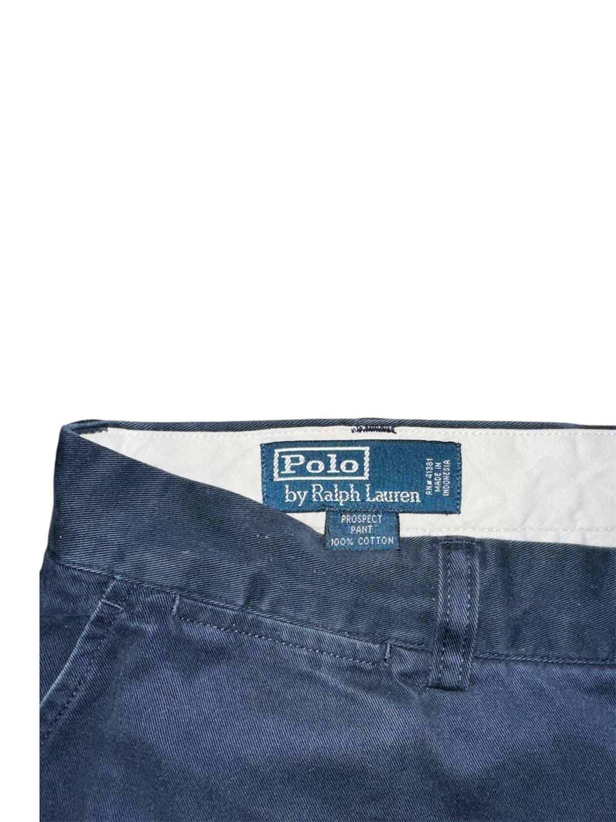 Polo Ralph Lauren Polo Ralph Lauren Classic Polo Chino Pants Denim Navy Blue Size US 35 - 4 Thumbnail
