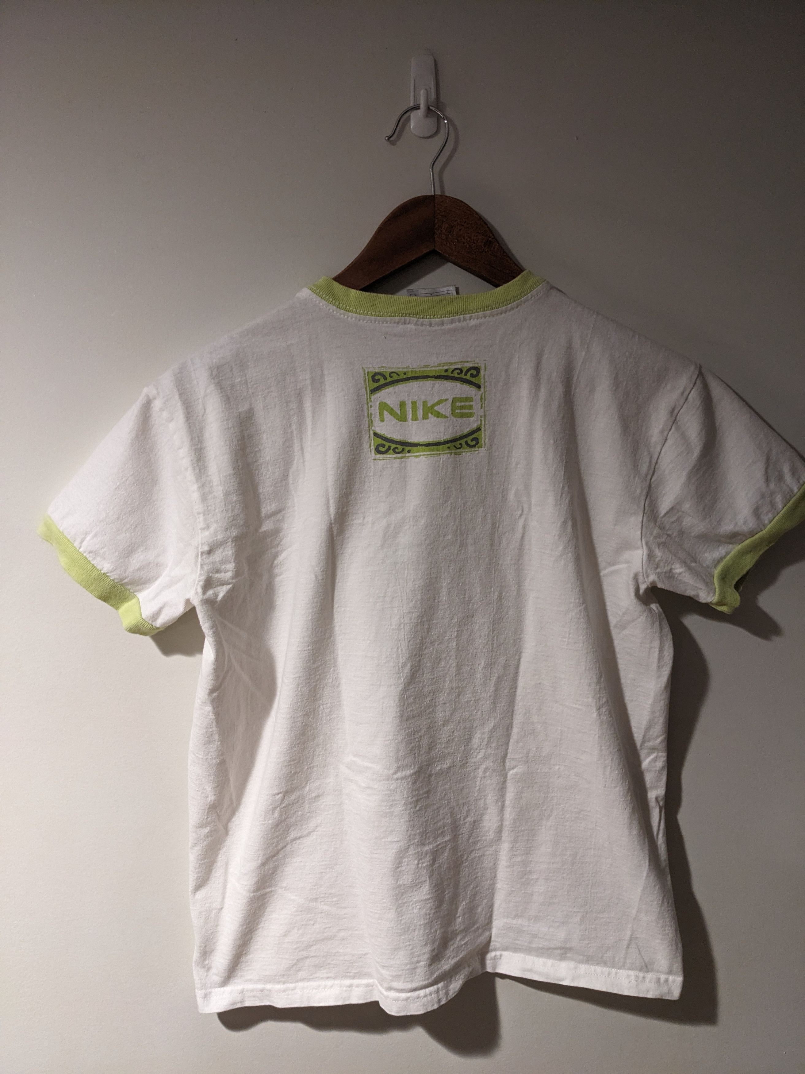 Nike × Vintage Vintage Y2K Nike Center Swoosh Womans Medium T-Shirt Size M / US 6-8 / IT 42-44 - 7 Thumbnail