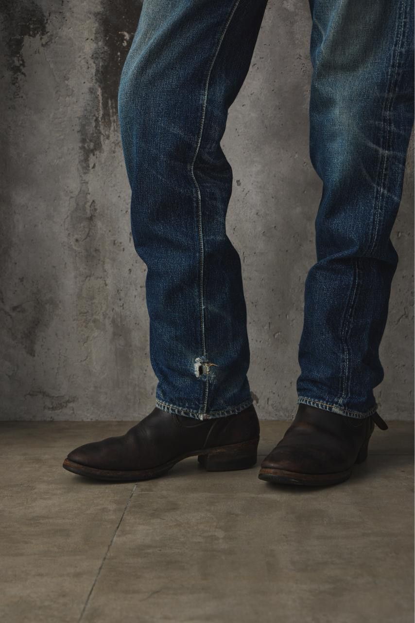 Denime Denime Lot 497 Vintage Wash Selvedge Denim Jeans Size US 30 / EU 46 - 6 Thumbnail