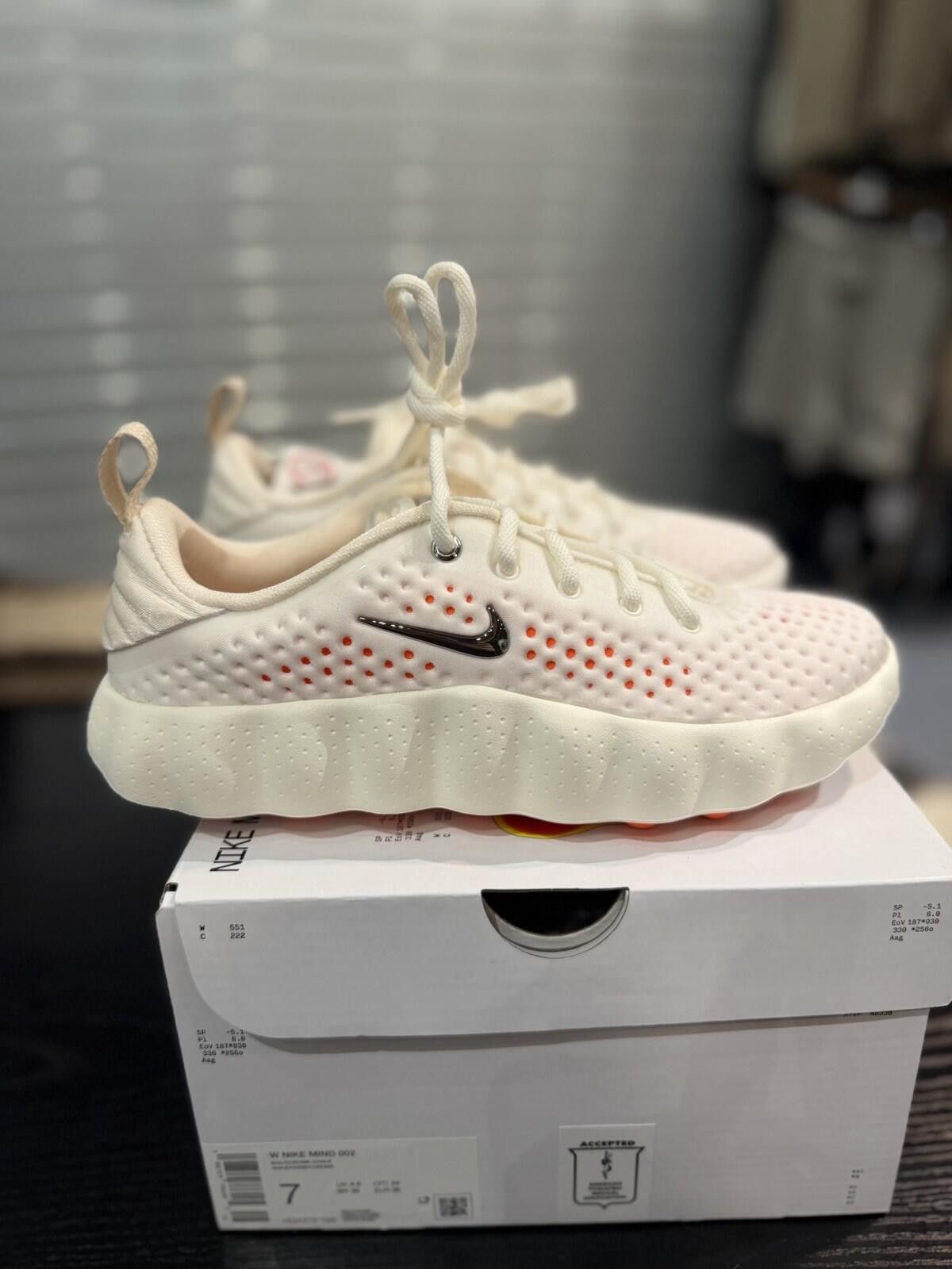 Nike Size 7W - Nike Mind 002 Women's Sail HQ4310-100 BRAND NEW Size US 7 / IT 37 - 2 Thumbnail