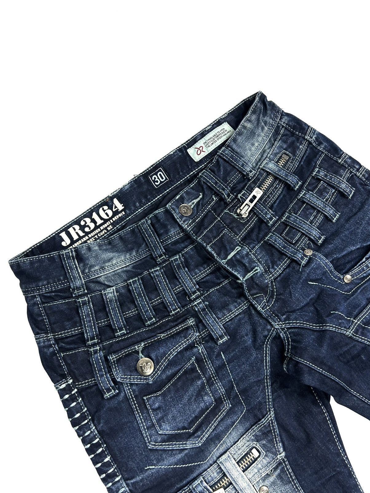 Japanese Brand J RAG Japanese Navy Multi-Pocket Denim Pants Limited Edition Size US 30 / EU 46 - 5 Thumbnail