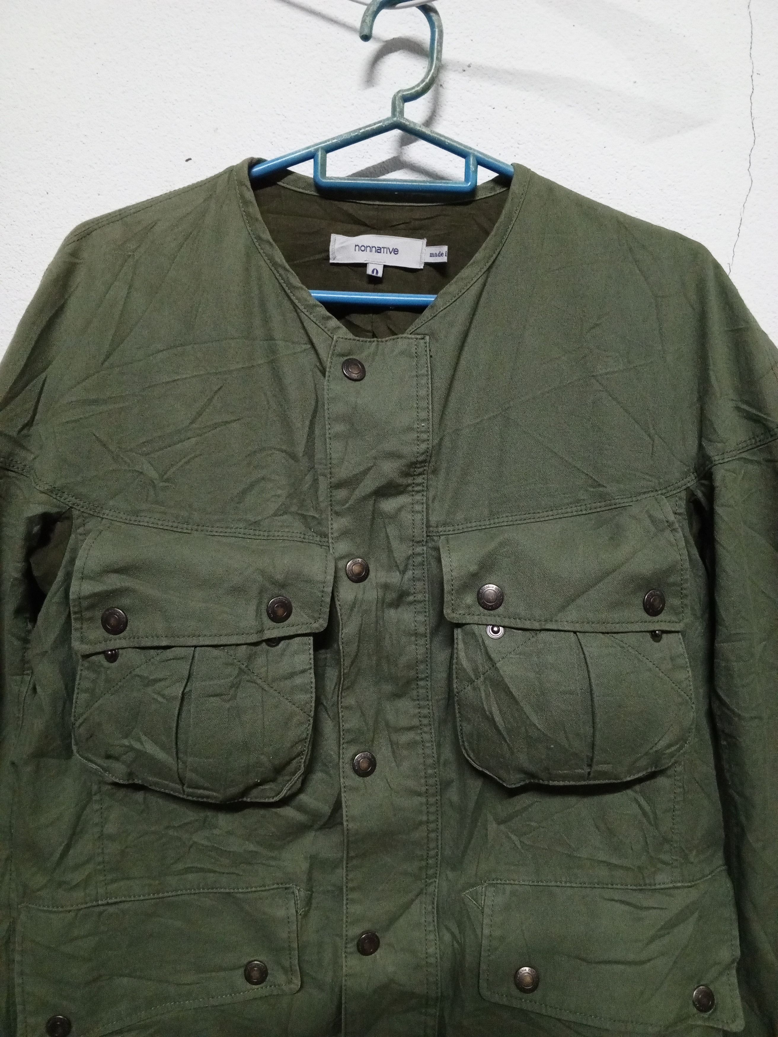 Nonnative MILITARY WORKWEAR RARE BUTTON UP 🔥 Size US L / EU 52-54 / 3 - 4 Thumbnail