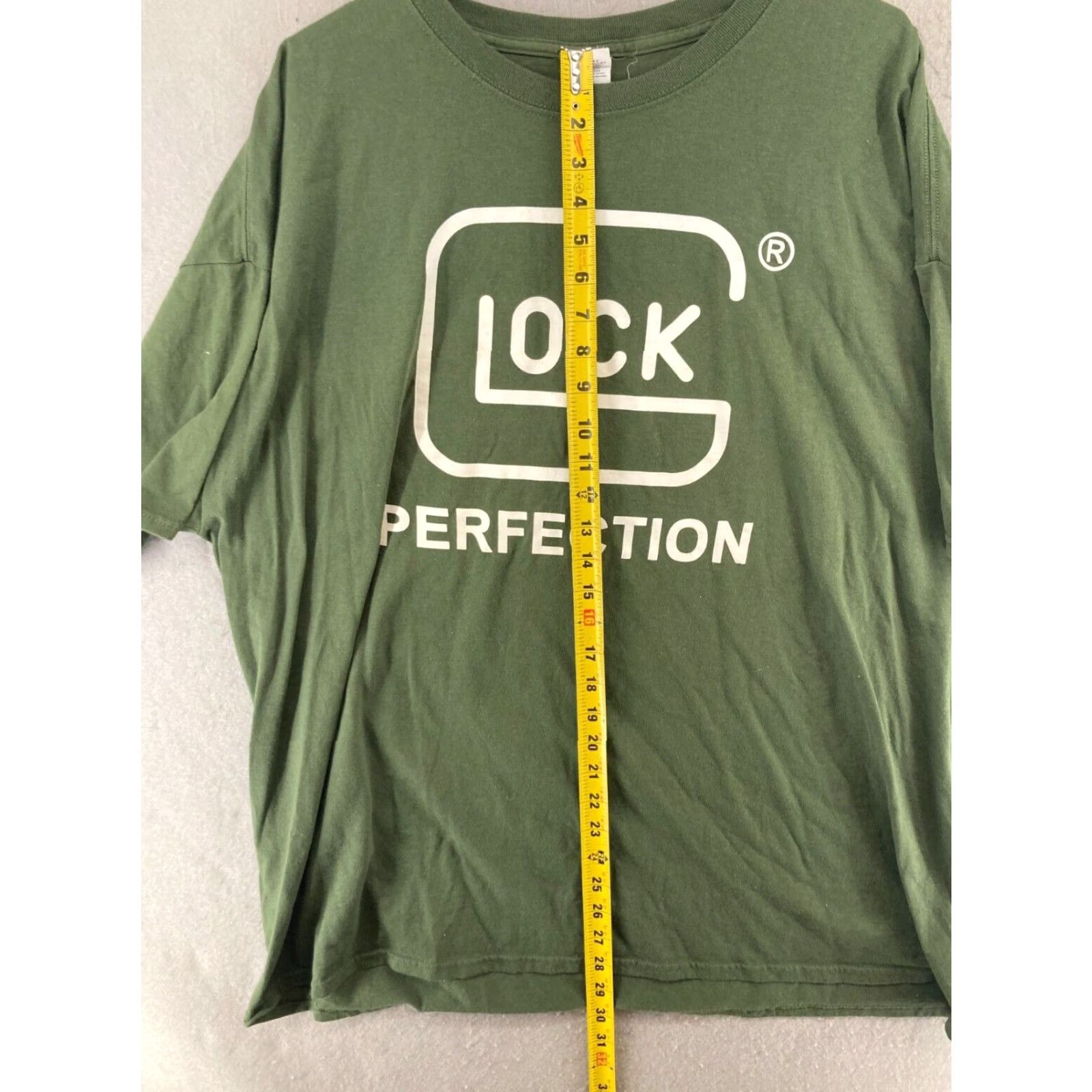 Jerzees JERZEES Shirt Mens 3XL Green Logo Graphic Print Crew Neck Short Sleeve Classic Fit Jersey Cotton Polyester T-Shirt Size US XXL / EU 58 / 5 - 3 Thumbnail