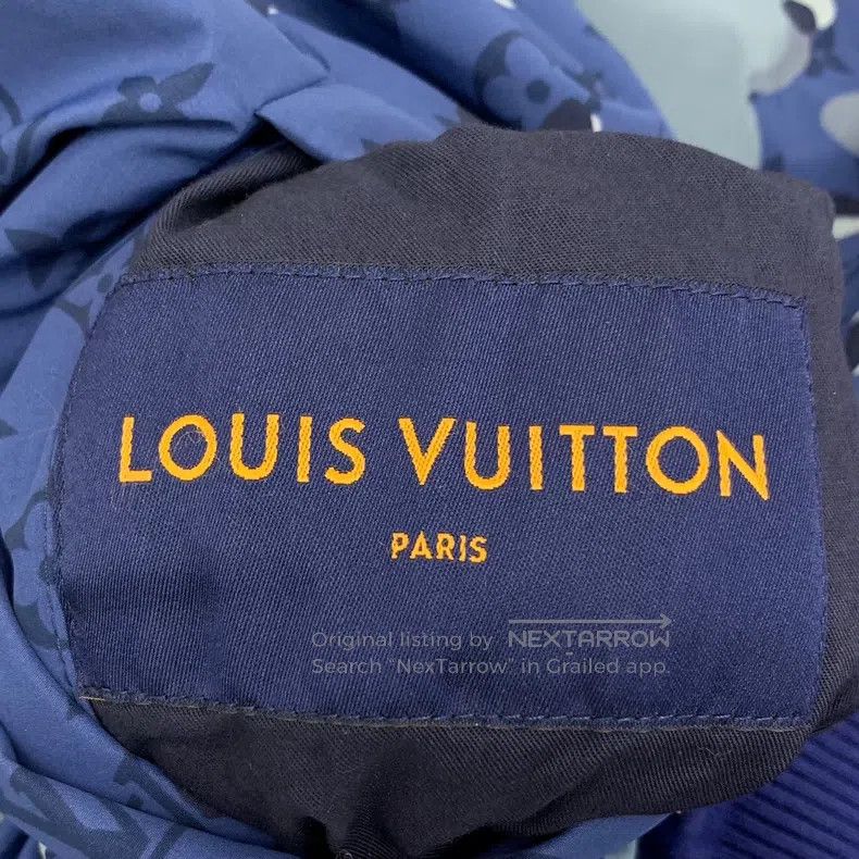 Louis Vuitton Louis Vuitton Dark blue camouflage logo full print lapel z Size US M / EU 48-50 / 2 - 5 Thumbnail