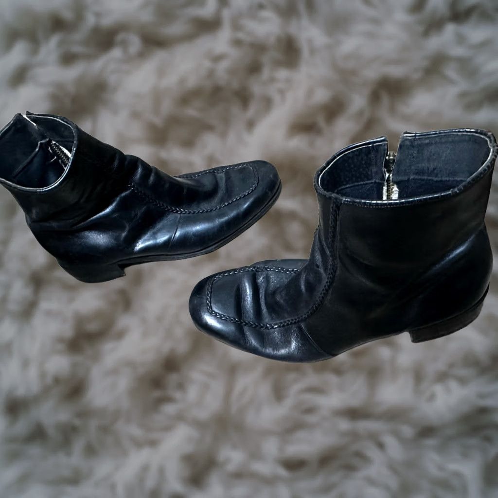 靴 00s alfredo bannister frontzip boots 41 Alfredo Bannister × Japanese Brand × Vintage Alfredo Bannister