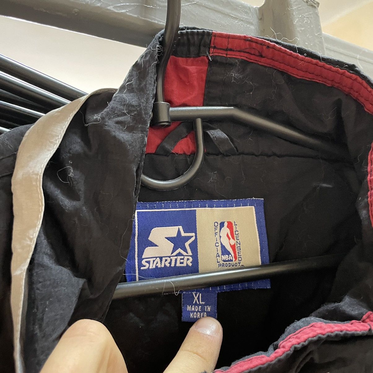 NBA × Vintage Vintage Chicago bulls 90s starter NBA heavy jacket bomber Size US XL / EU 56 / 4 - 5 Thumbnail