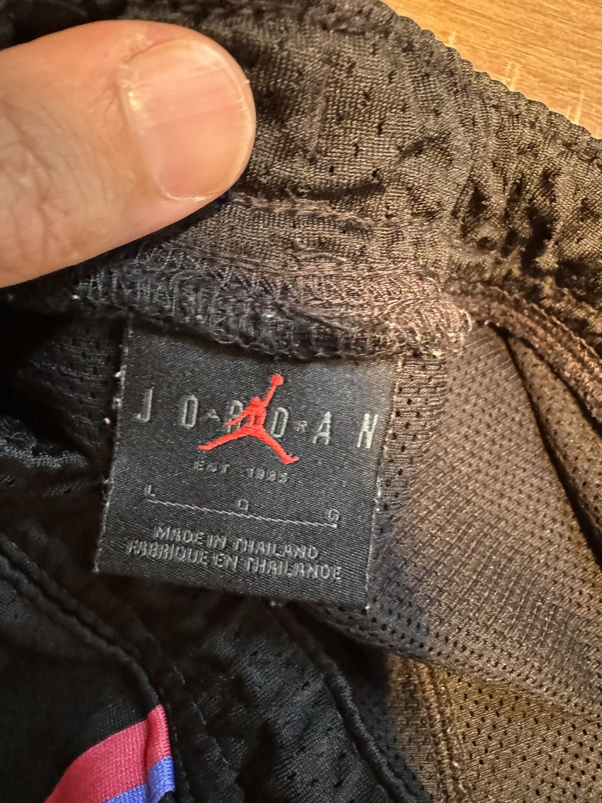 Jordan Brand Nike Jordan Sport DNA Mesh Shorts Black/Blue Men's Large Size US 40 / EU 56 - 5 Thumbnail