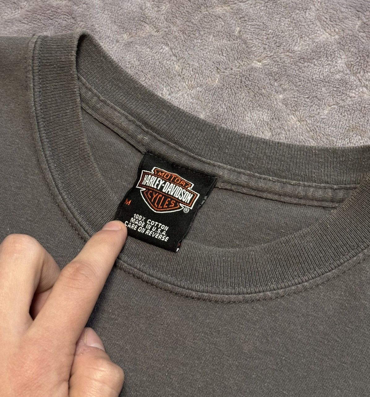 Harley Davidson × Vintage Vintage 2005 Harley Davidson Black Bear Shirt Size US M / EU 48-50 / 2 - 9 Thumbnail