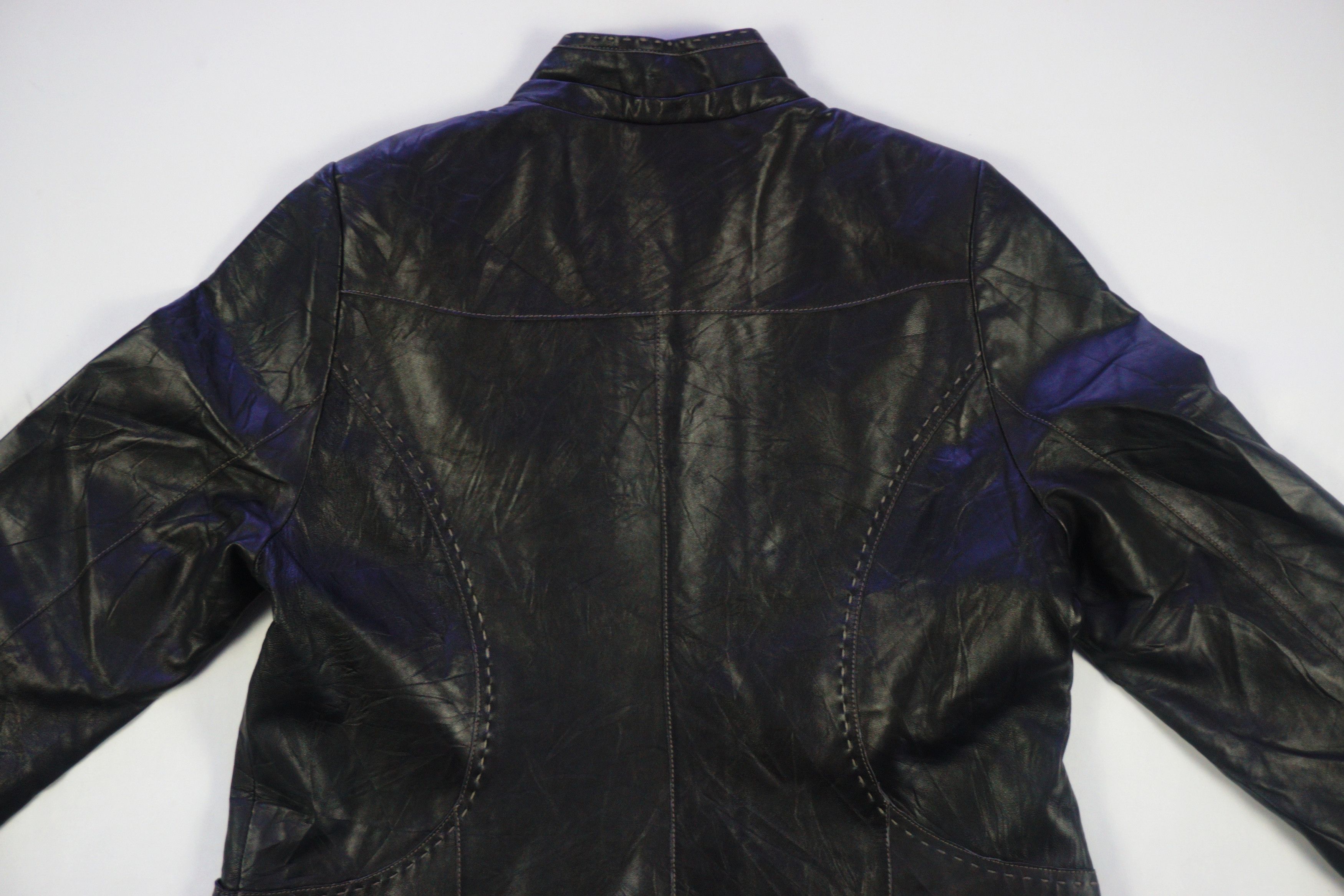 Balmain Balmain Paris Leather Women Size 11 Buttons Black Jacket Size XL / US 12-14 / IT 48-50 - 4 Thumbnail