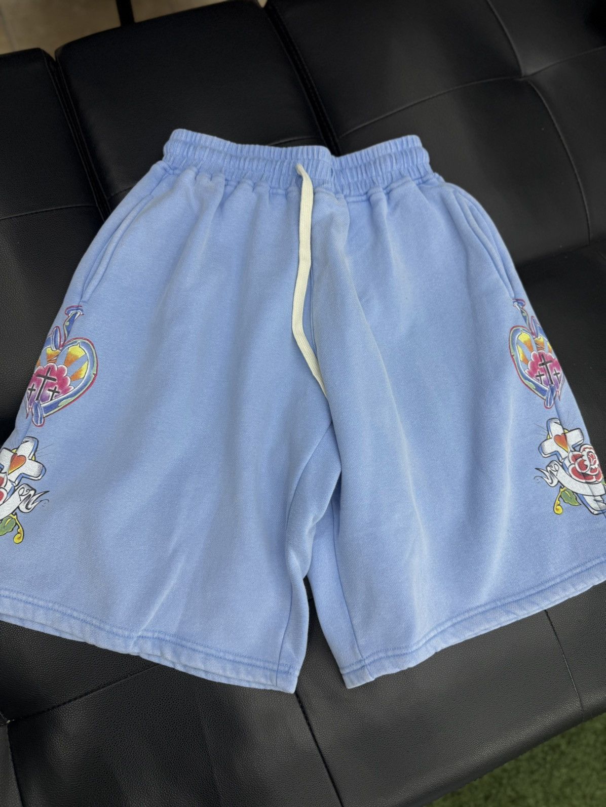 Other We Are Righteous Blue Cotton Shorts Size Small (NEW) Size US 29 - 5 Thumbnail