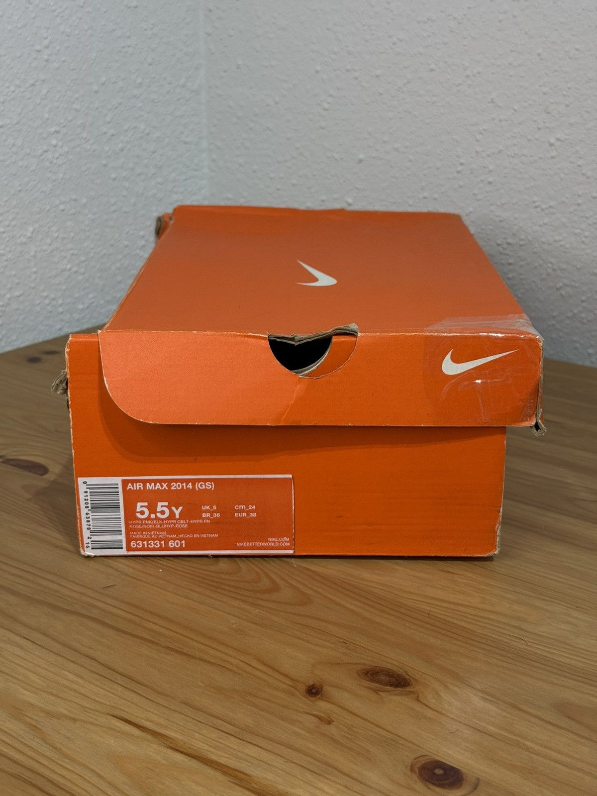 Nike Nike Air Max 2014 Hyper Pink Hyper Cobalt Size US 7.5 / IT 37.5 - 8 Thumbnail