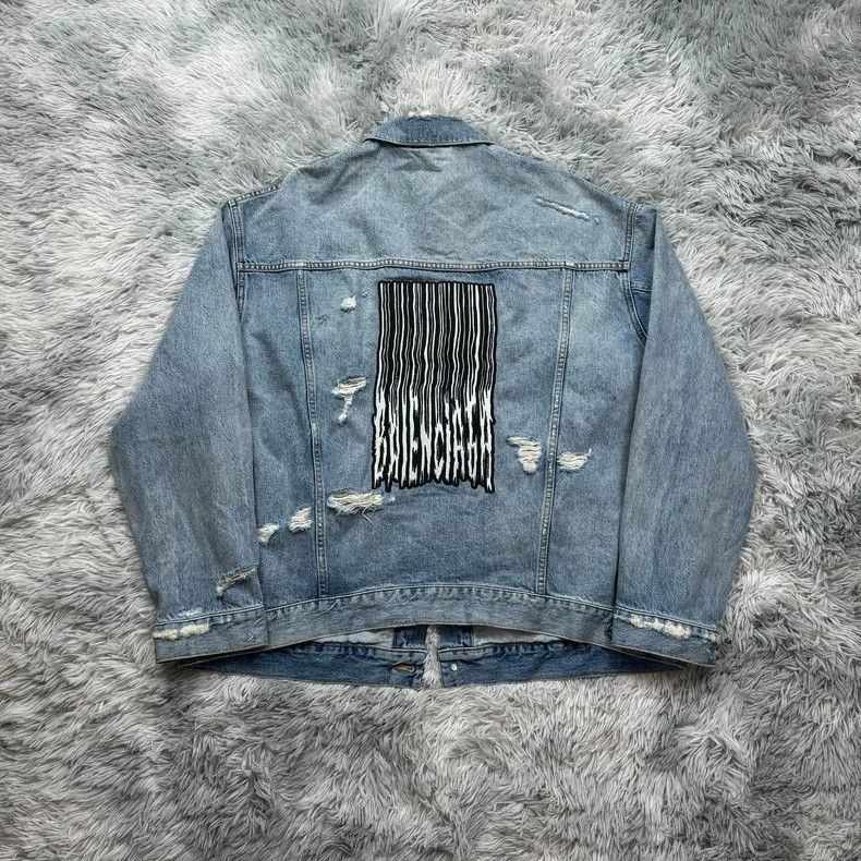 Balenciaga Balenciaga Waterfall denim jacket 2502-Nextarrow Size US XS / EU 42 / 0 - 4 Thumbnail