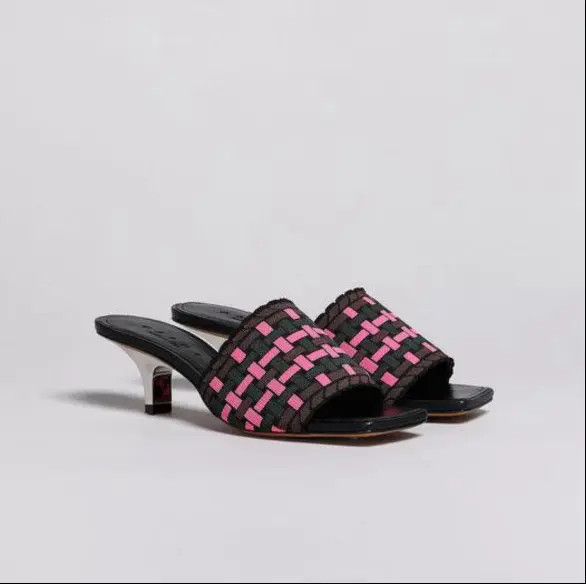 Marni o1srvl11e0624 Mules in Multicolor Size US 8 / IT 38 - 1 Thumbnail