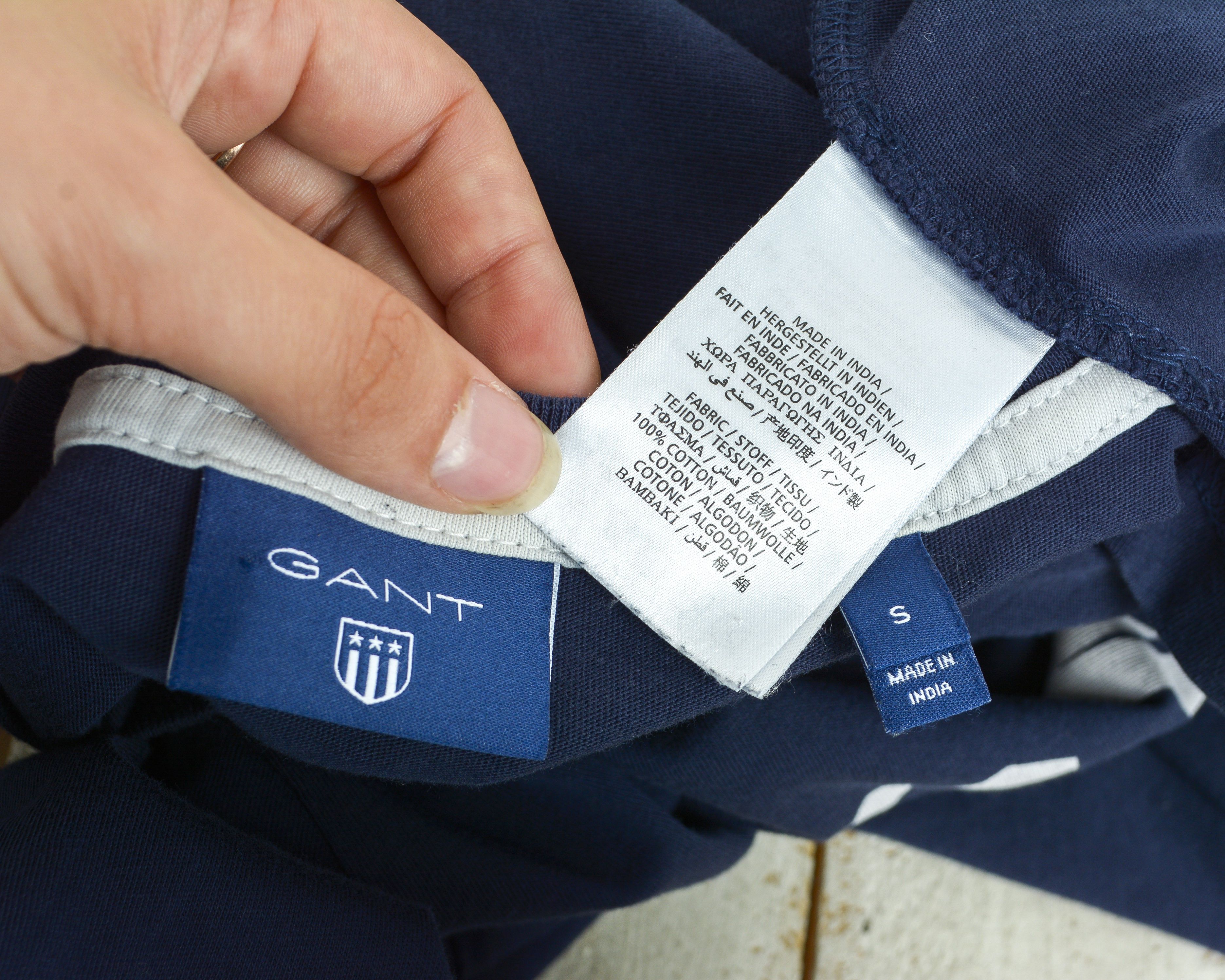 Gant Sweatshirt T Shirt S Cotton Navy Blue Logo Casual Pullover Size US S / EU 44-46 / 1 - 5 Thumbnail