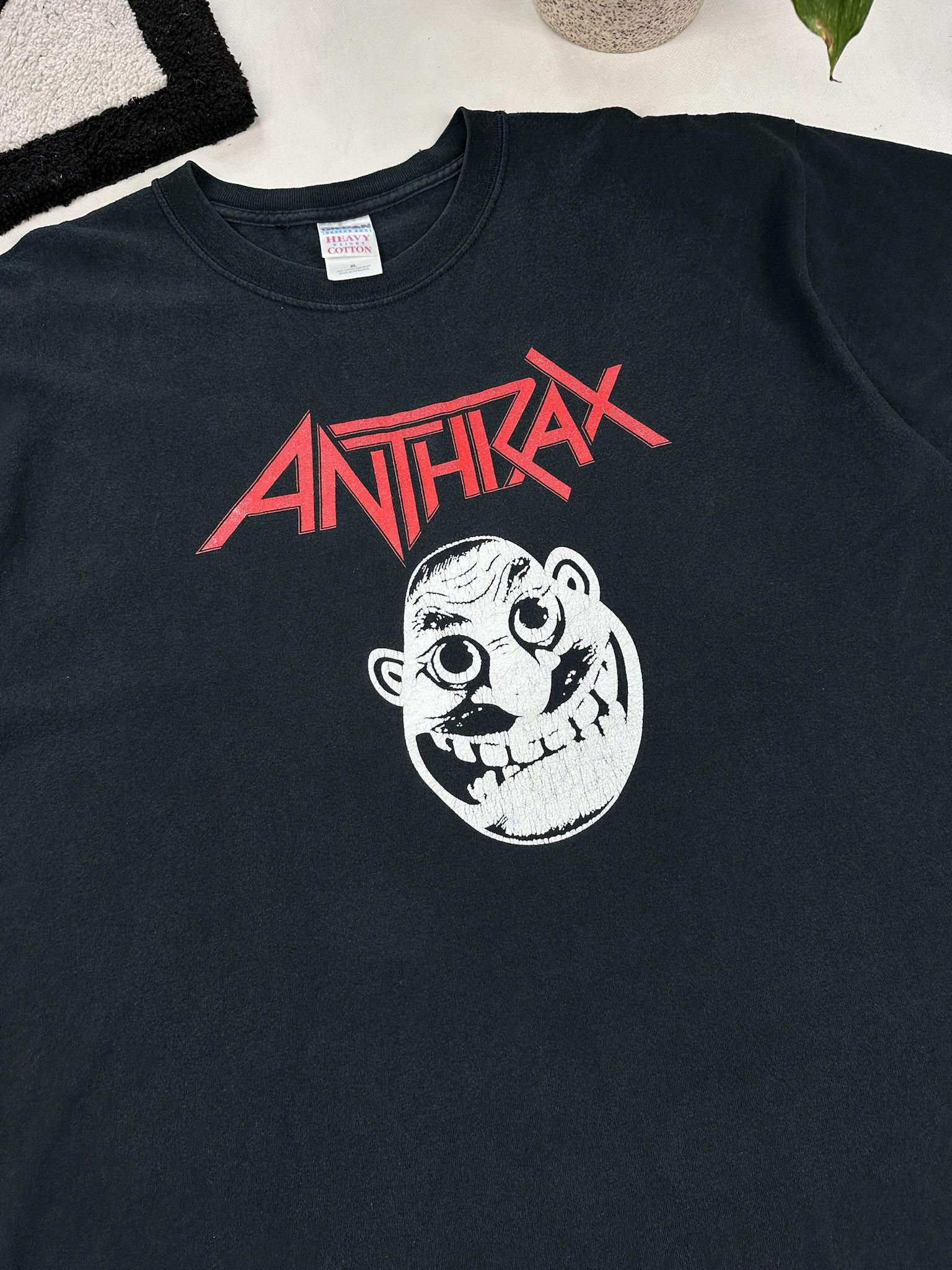 Band Tees Vintage Anthrax tshirt Size US XL / EU 56 / 4 - 6 Thumbnail