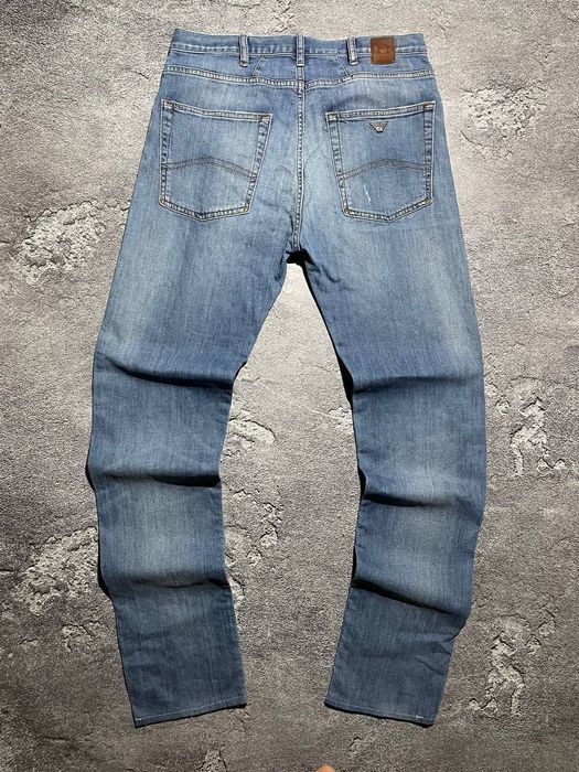 Armani Armani jeans 32 size blue washed jeans | Grailed