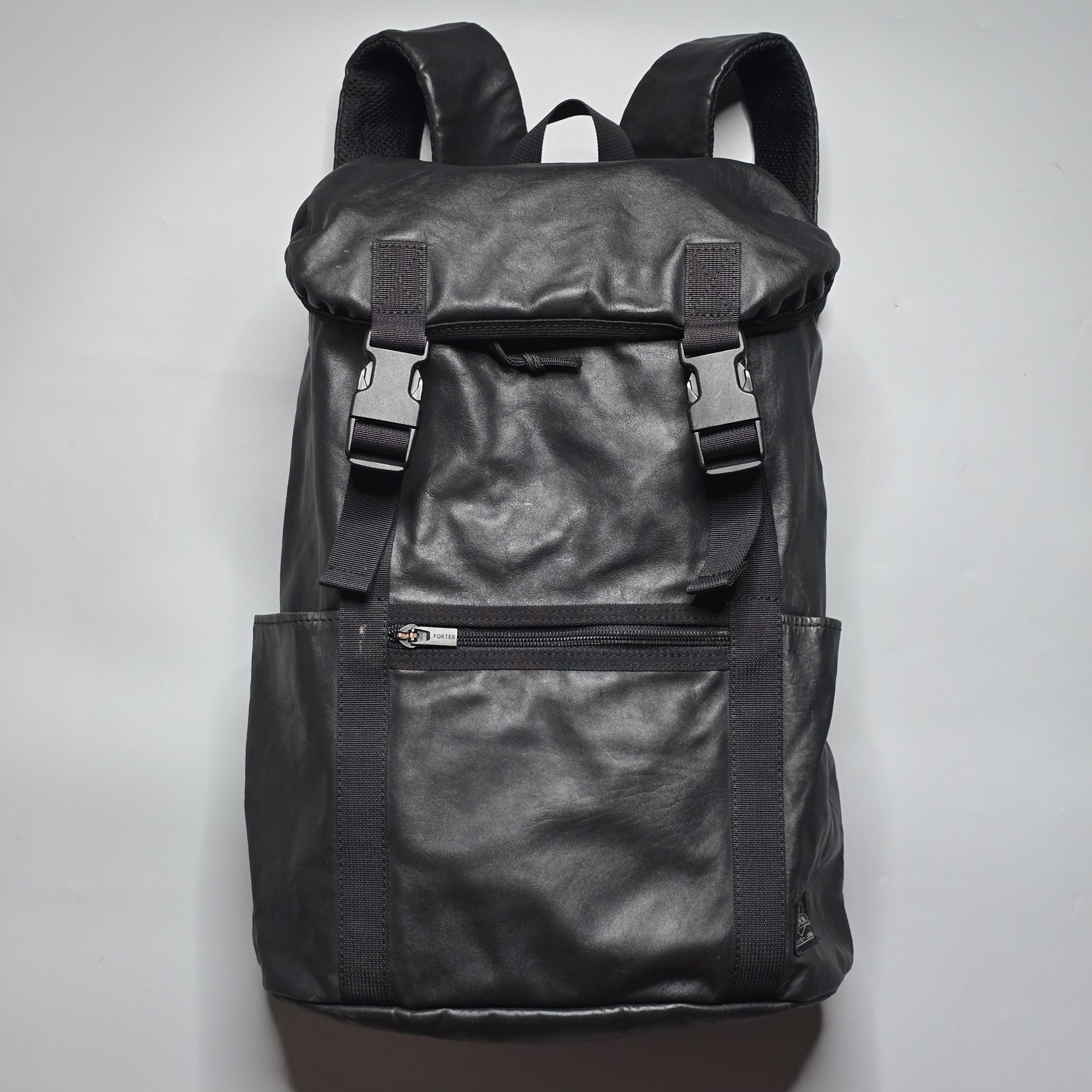 Porter PORTER - Leather Backpack Size ONE SIZE - 1 Thumbnail