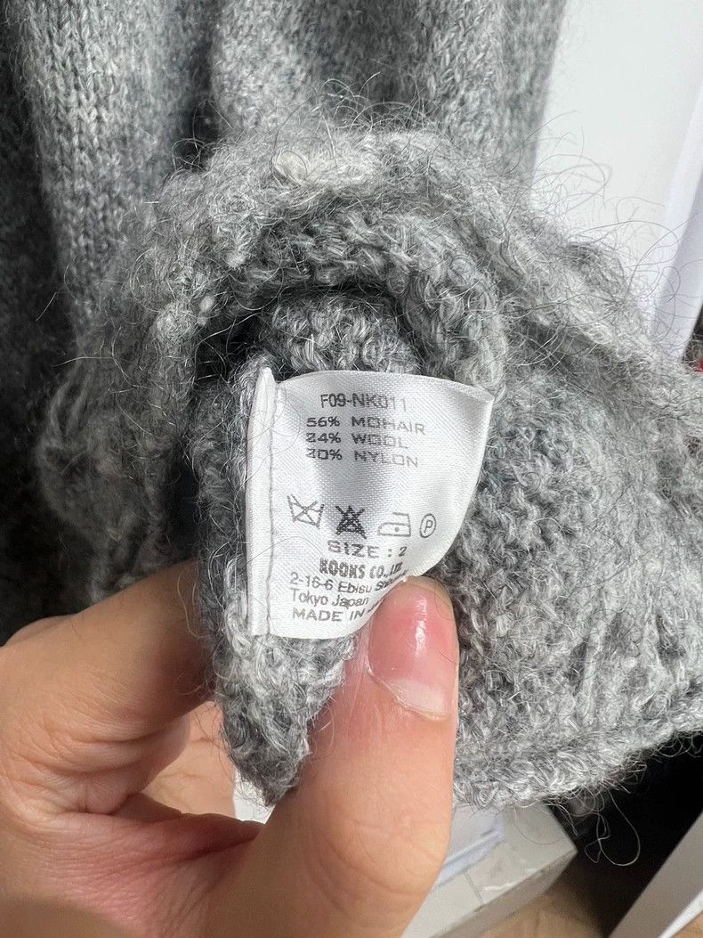 Number (N)ine Number (N)ine 09 AW Wrecked Mohair Sweater 2502-Nextarrow Size US M / EU 48-50 / 2 - 6 Thumbnail