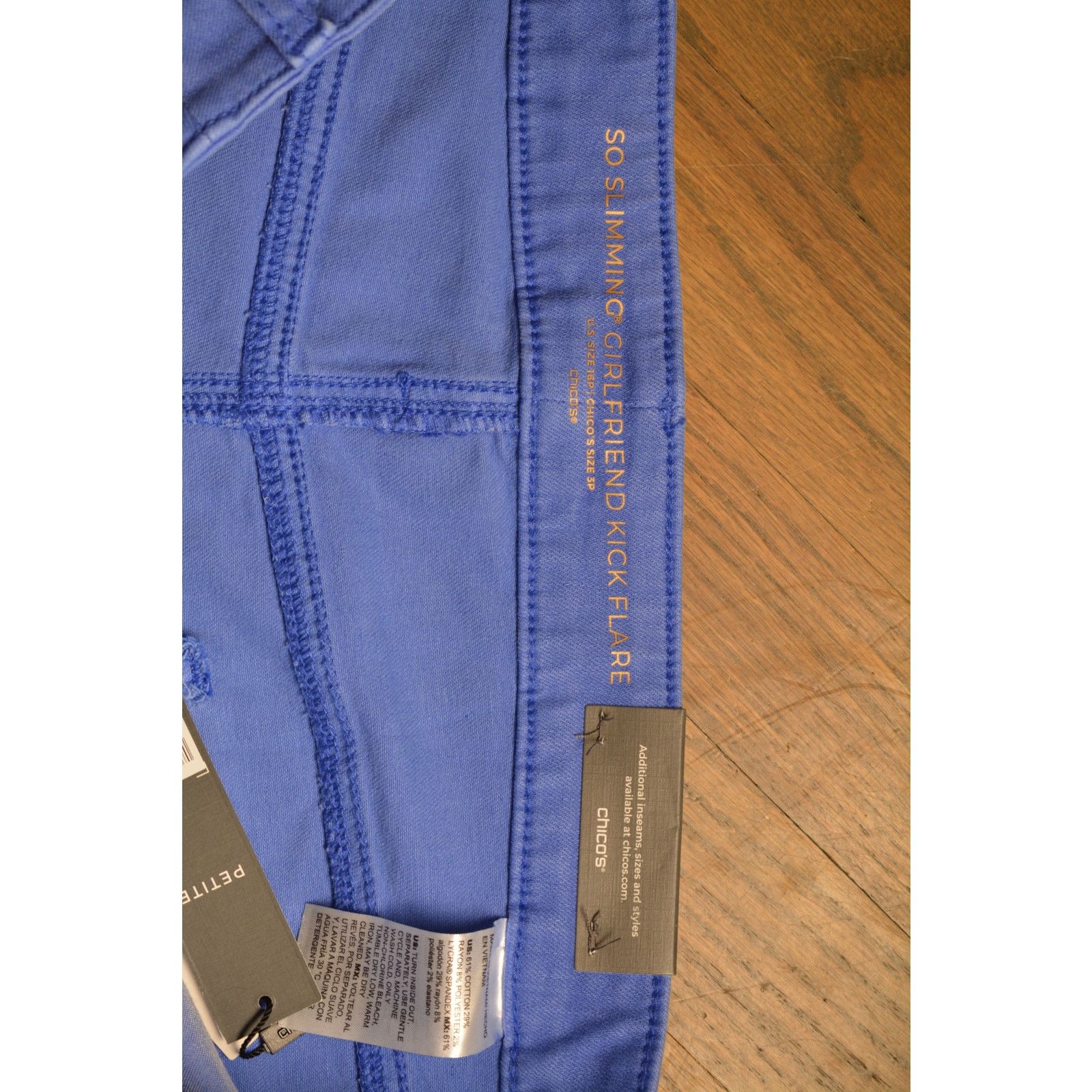 Chicos Chico's So Slimming Girlfriend Kick Flare Jeans - SP Size 38" / US 16 / IT 52 - 4 Thumbnail