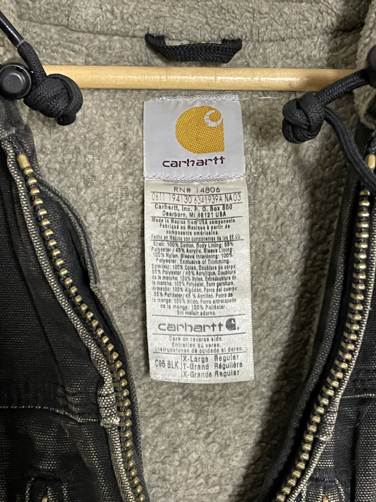 Carhartt Sick Vintage Carhartt C95 Faded Jacket Detroit Active RRL Ys Size US L / EU 52-54 / 3 - 20 Thumbnail