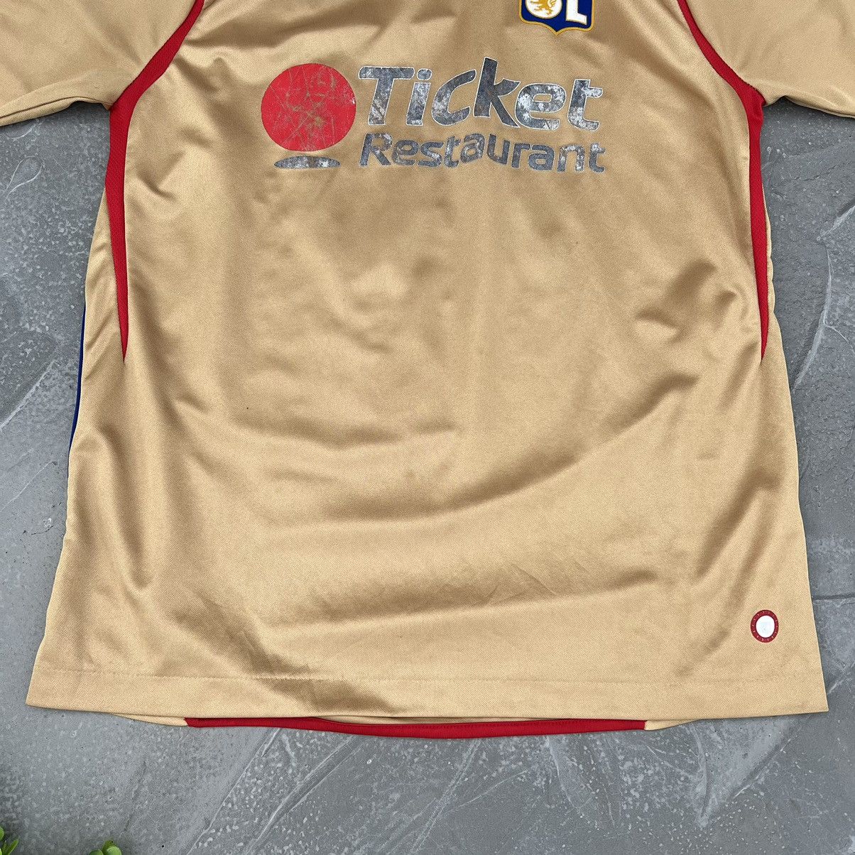 Vintage 2007-08 OLYMPIQUE LYONNAIS AWAY JERSEY (#10 BENZEMA Size US M / EU 48-50 / 2 - 3 Thumbnail