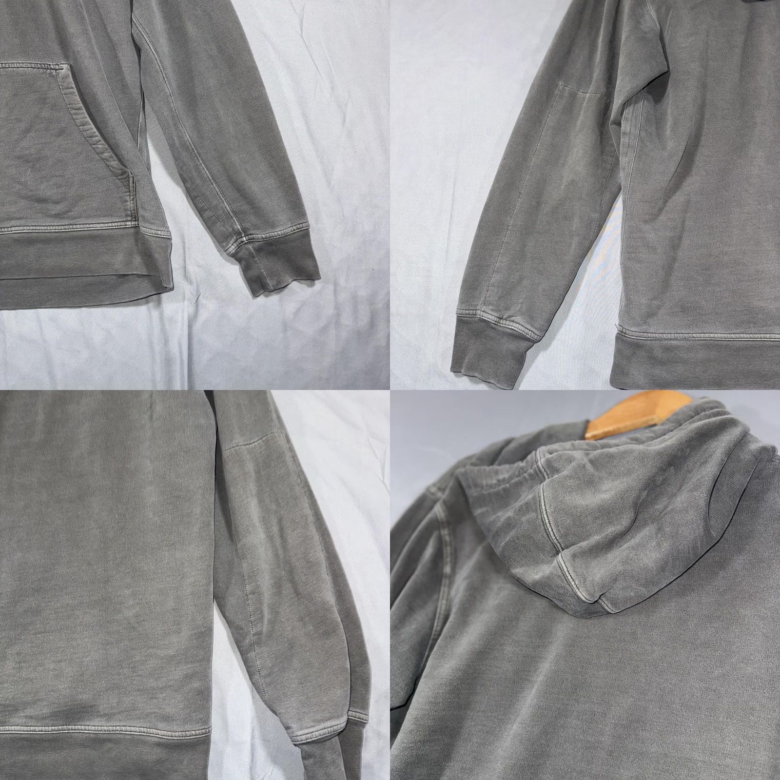 Buck Mason Buck Mason Sweatshirt Hoodie Mens Medium Gray Pullover Washed Cotton Pocket Size US M / EU 48-50 / 2 - 8 Thumbnail
