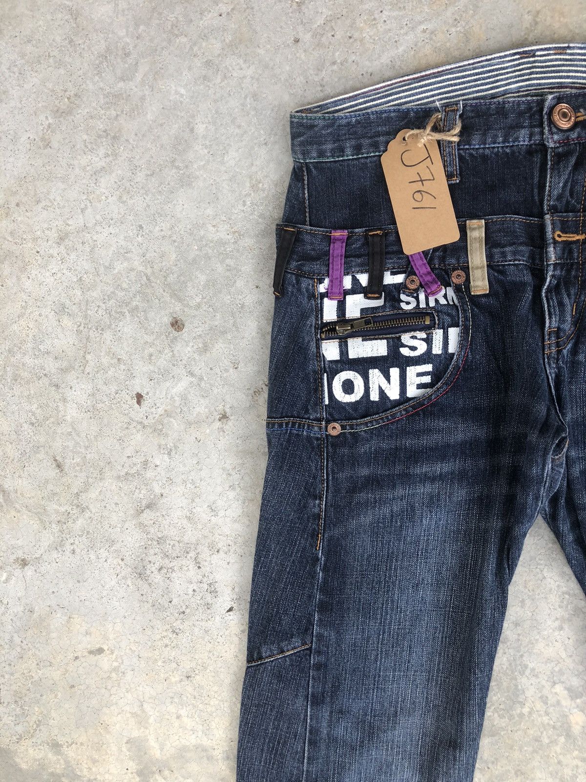 Hysteric Glamour Japanese Sirmione Double Waist Distressed Jeans Size US 29 - 4 Thumbnail