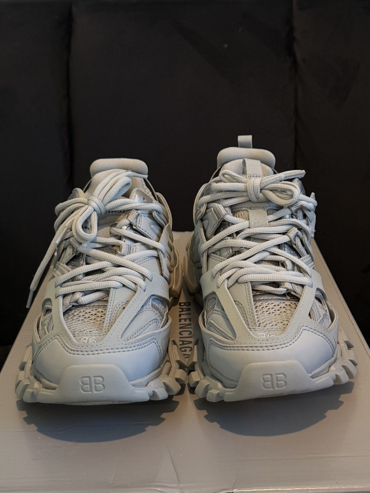 Balenciaga Balenciaga Track Sneakers – Light Gray Size US 6 / EU 39 - 7 Thumbnail