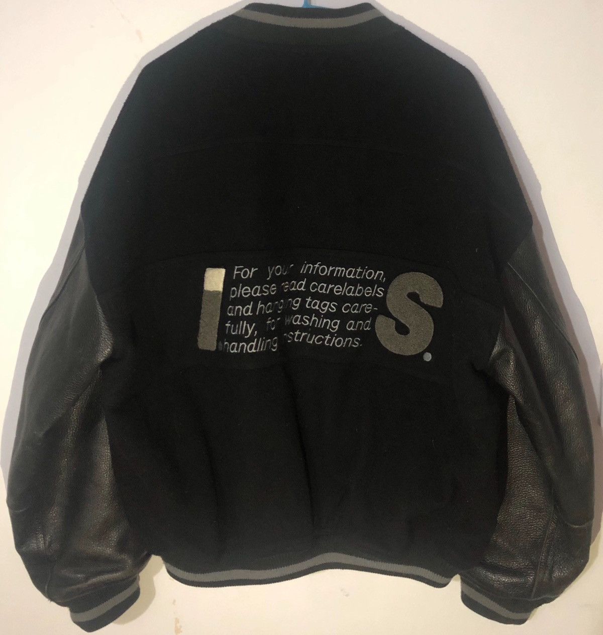 Issey Miyake i.s. issey sport 80s wool bomber jacket | Grailed