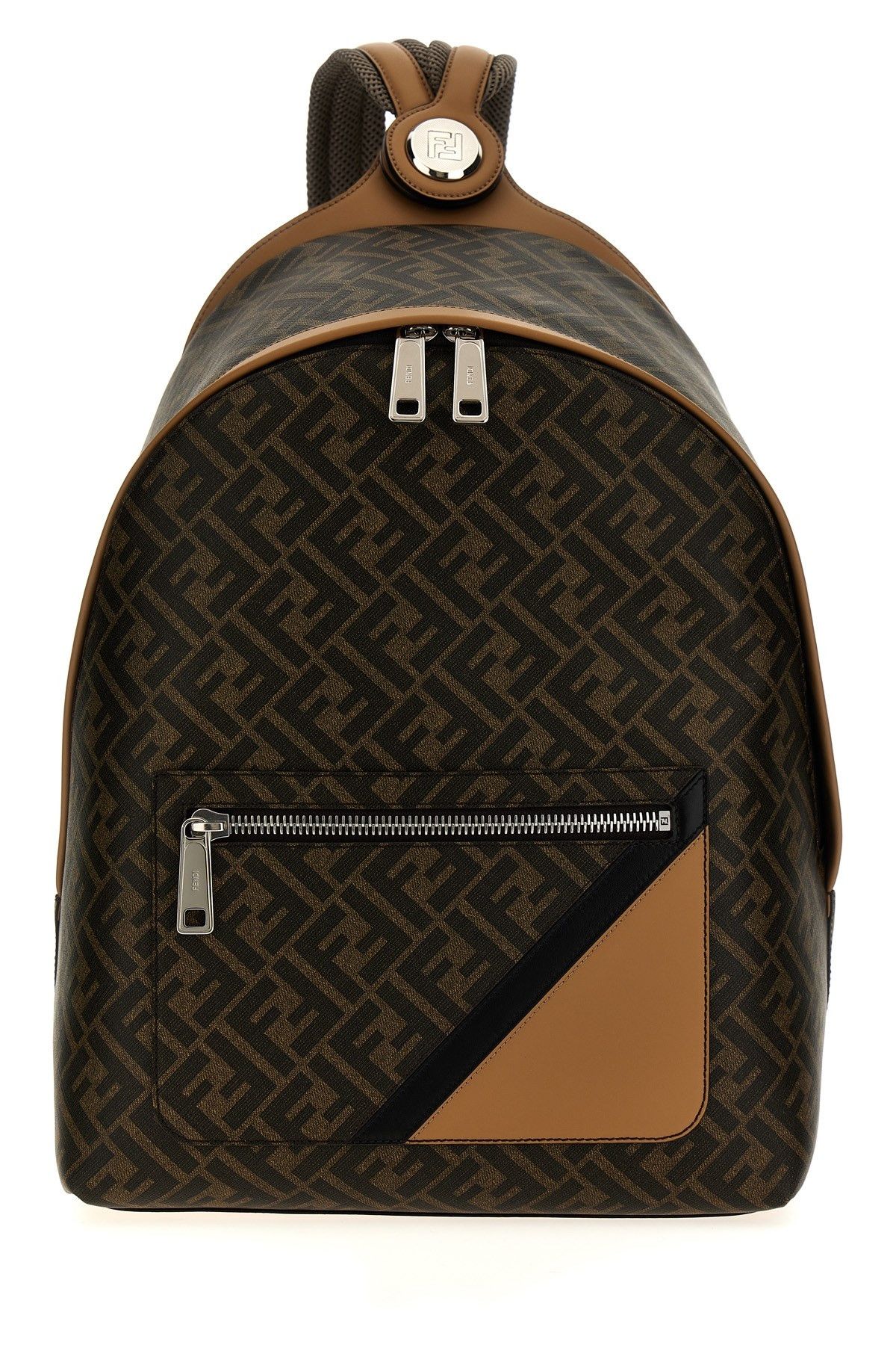 image of 'chiodo Fendi Diagonal' Backpack in Brown, Men's