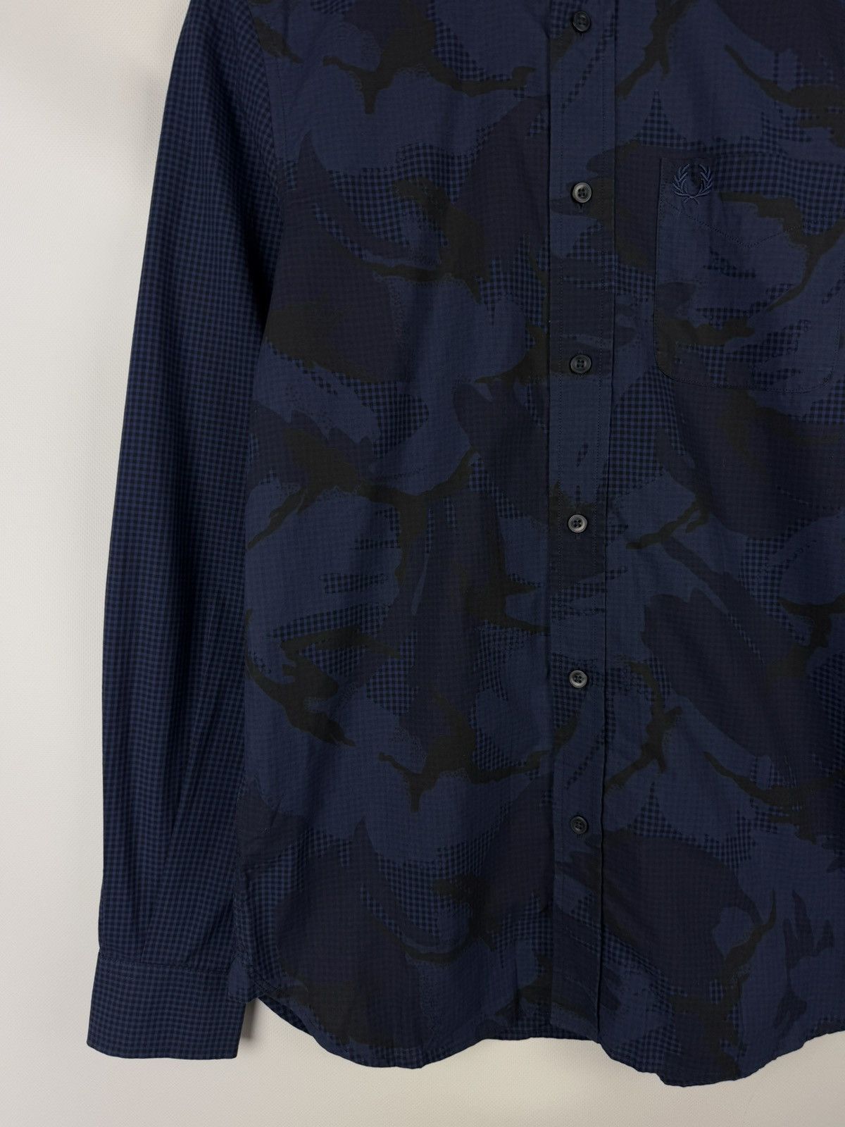 Fred Perry Fred Perry Men’s Patterned Long Sleeve Button Up Shirt Size US S / EU 44-46 / 1 - 7 Thumbnail