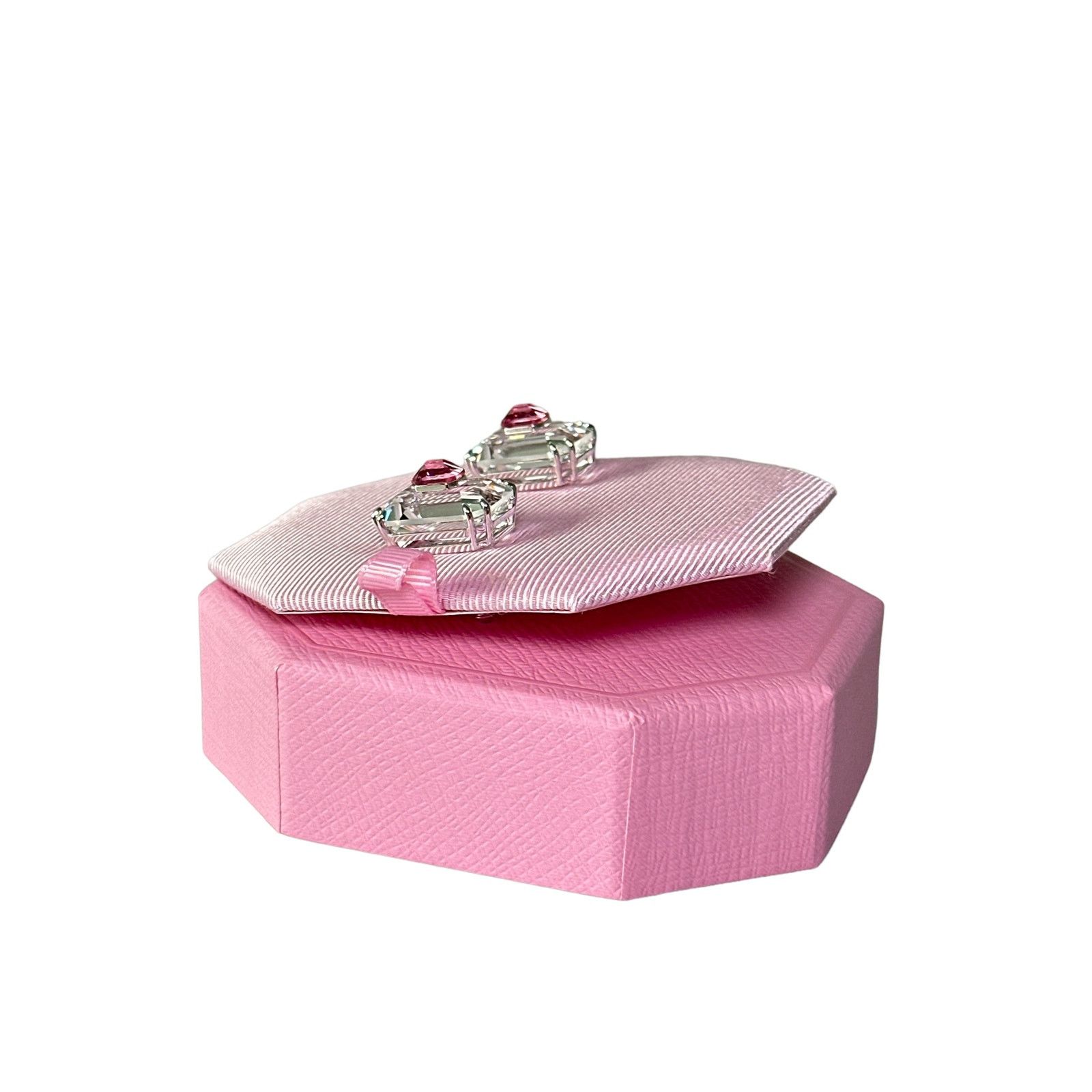 Swarovski Swarovski Chroma stud earrings Octagon cut, Pink Size ONE SIZE - 8 Thumbnail