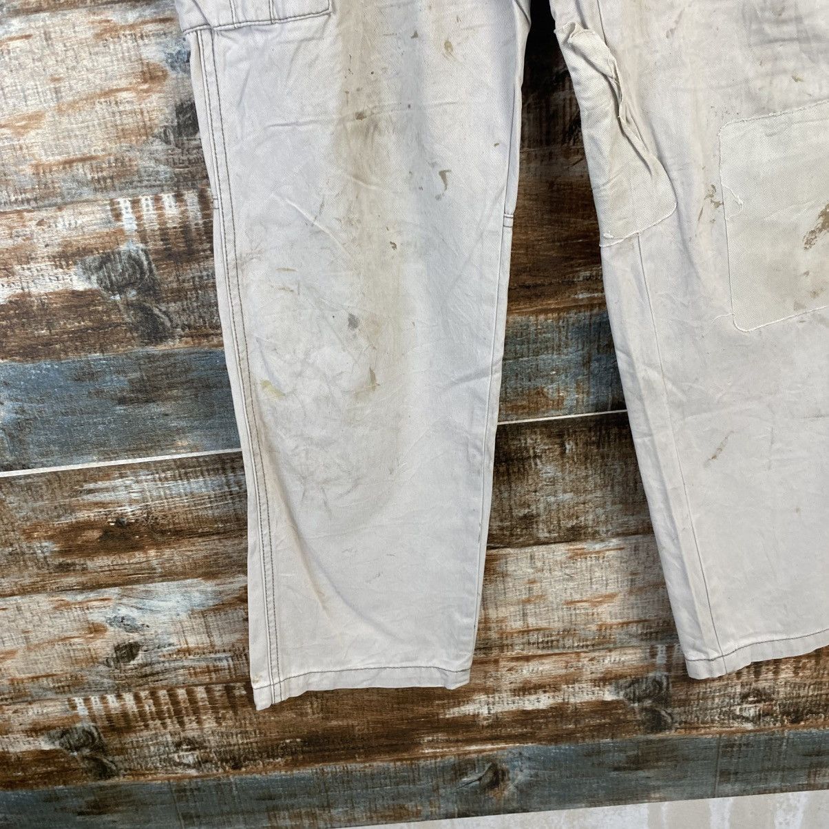 Japanese Brand DL Suolotions White Cargo Multipocket Pants #C967 Size 25" / US 0 / IT 36 - 11 Thumbnail