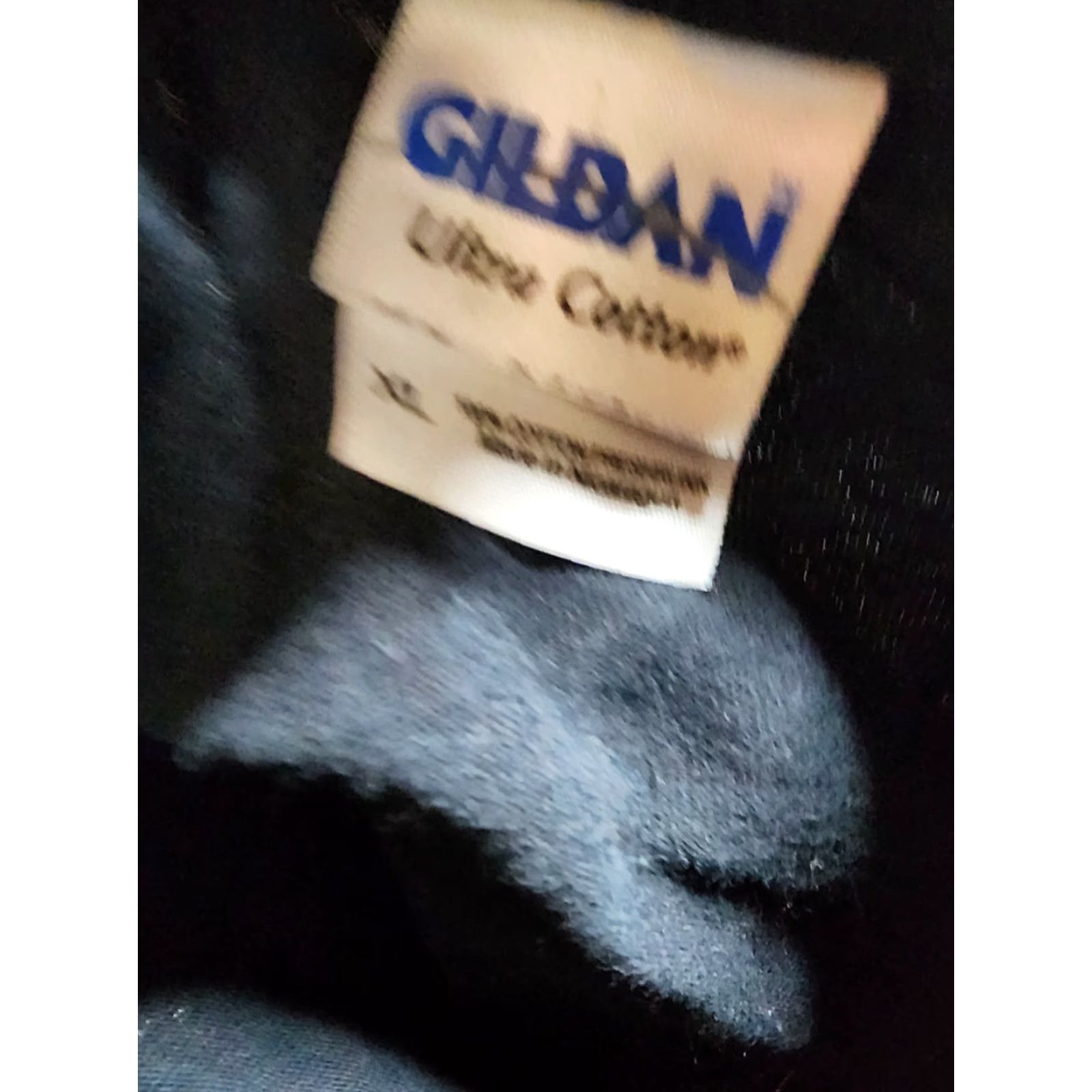 Gildan Mens XL Firefighter Not Just A Job Double Sided T Shirt Black Gildan Crew Neck Short Sleeve Size US XL / EU 56 / 4 - 4 Thumbnail