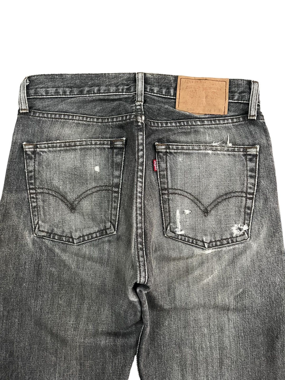 Levi's Vintage 90’s Levis 505 Grey Faded Washed Relaxed Fit Jeans Size US 30 / EU 46 - 4 Thumbnail