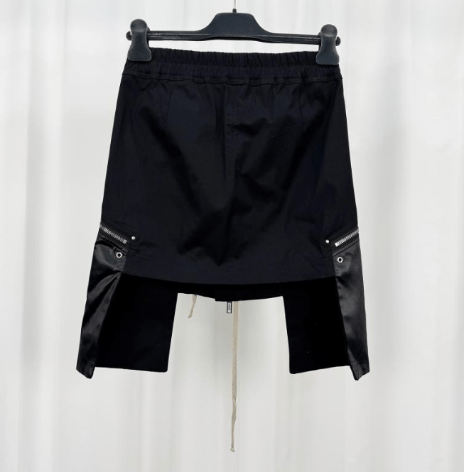 Rick Owens Rick Owens Asymmetric Zip Pocket Shorts Size US 38 / EU 54 - 2 Thumbnail