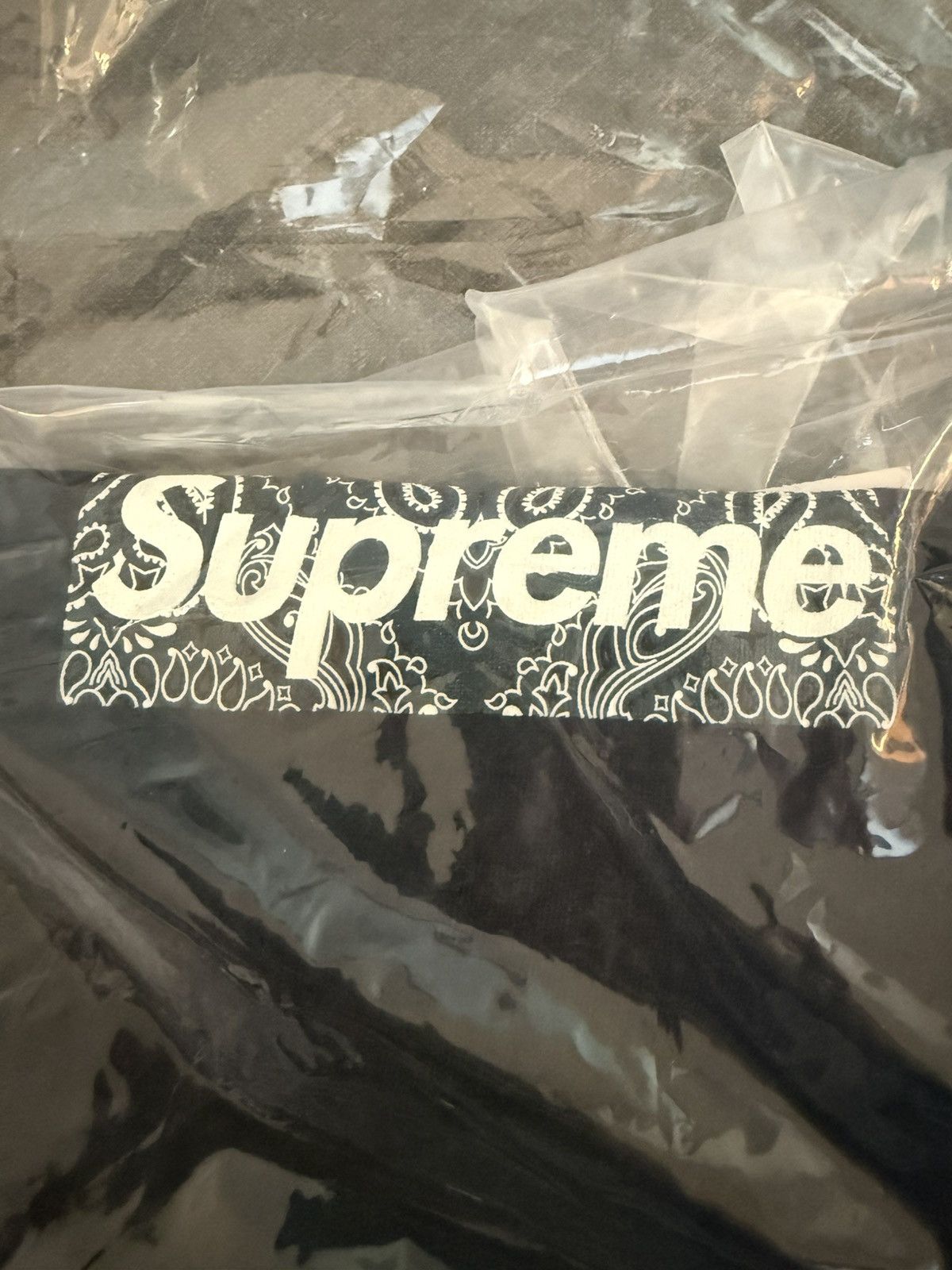 Supreme Supreme Bandana Box Logo Navy Size US S / EU 44-46 / 1 - 3 Thumbnail