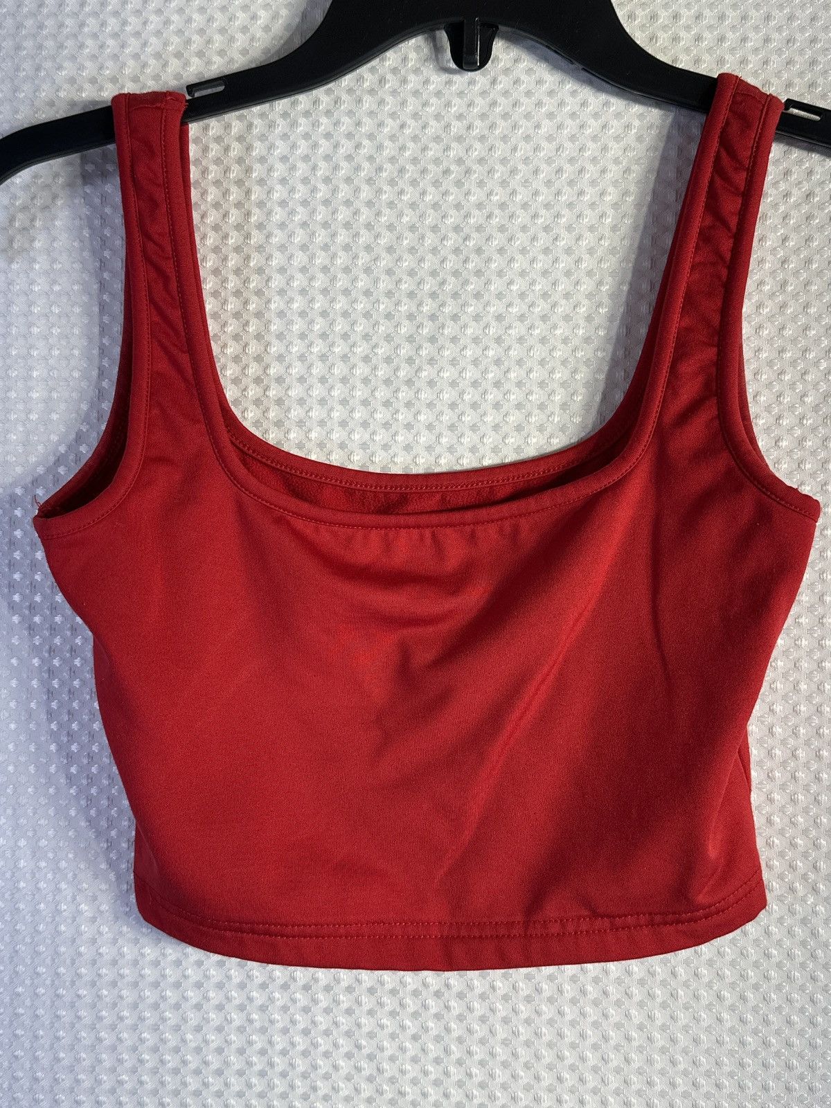 Other Red Scoop Neck Crop Tank Top Size S / US 4 / IT 40 - 1 Thumbnail