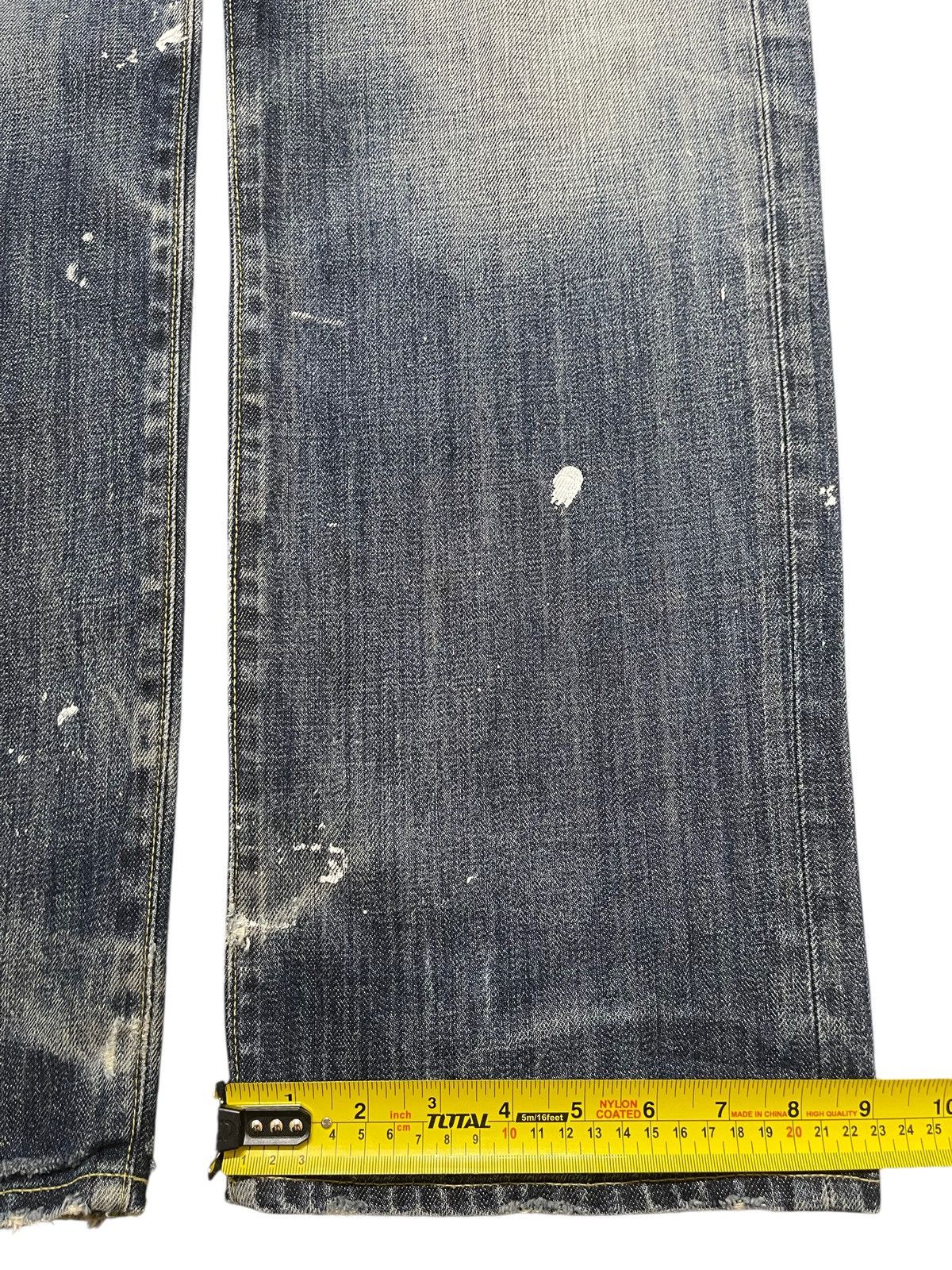 Uniqlo Vintage Japan Uniqlo Faded Wash Paint Splatter Distressed Size US 34 / EU 50 - 16 Thumbnail