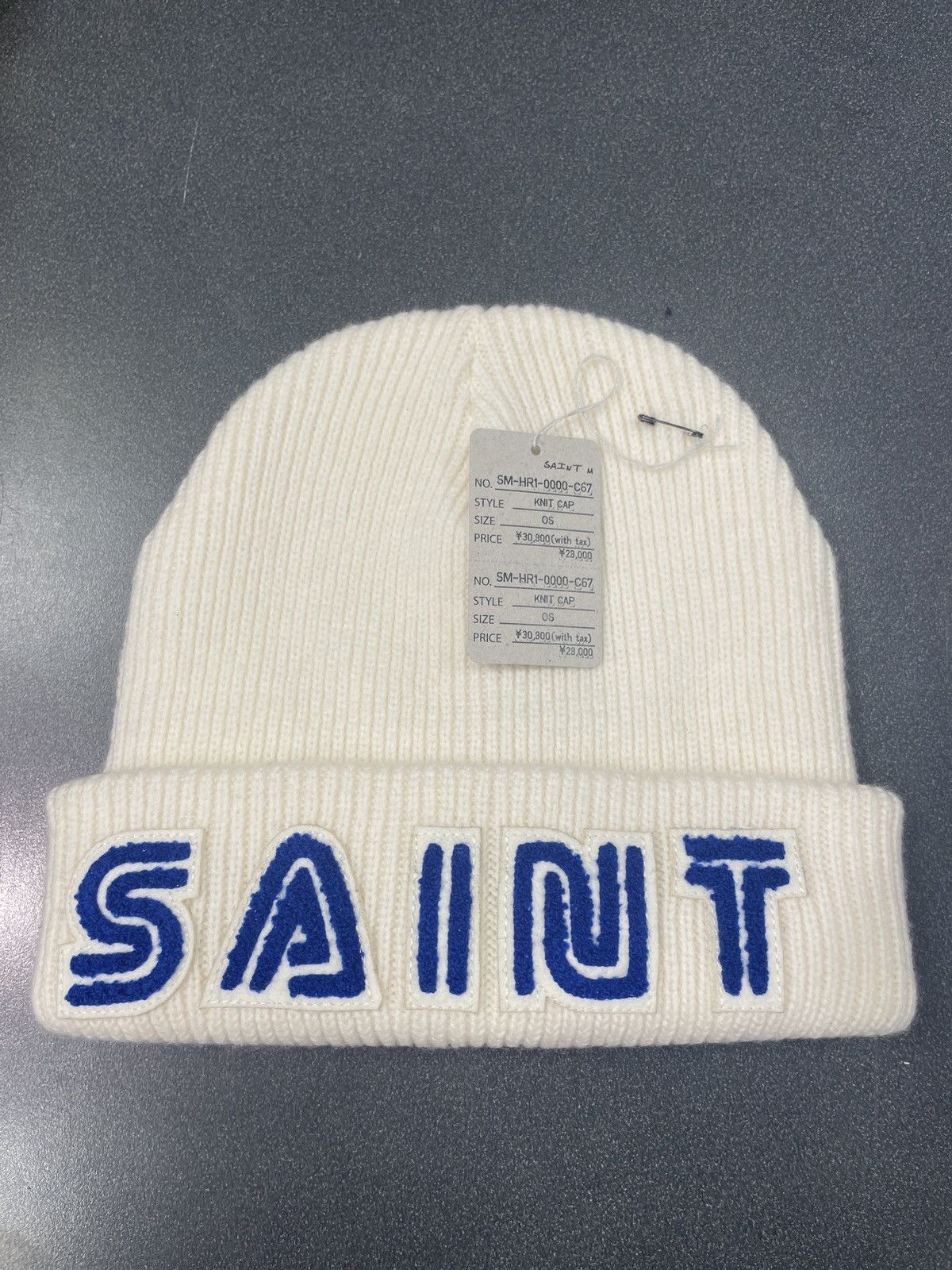 Saint Michael Saint Michael Sega Beanie Cream Size ONE SIZE - 1 Thumbnail